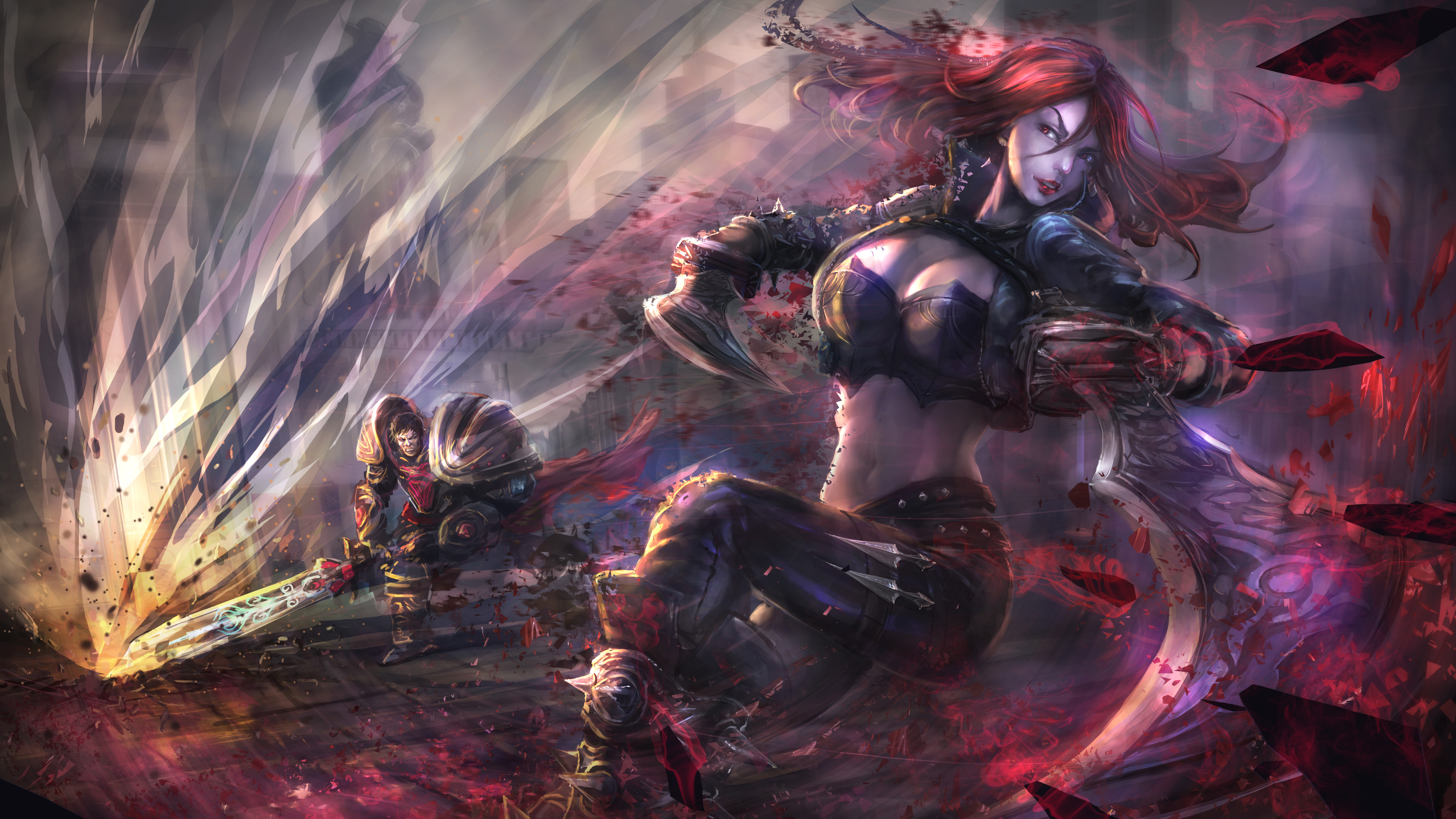 Garen LoL Art Wallpaper 4K HD PC 3261i