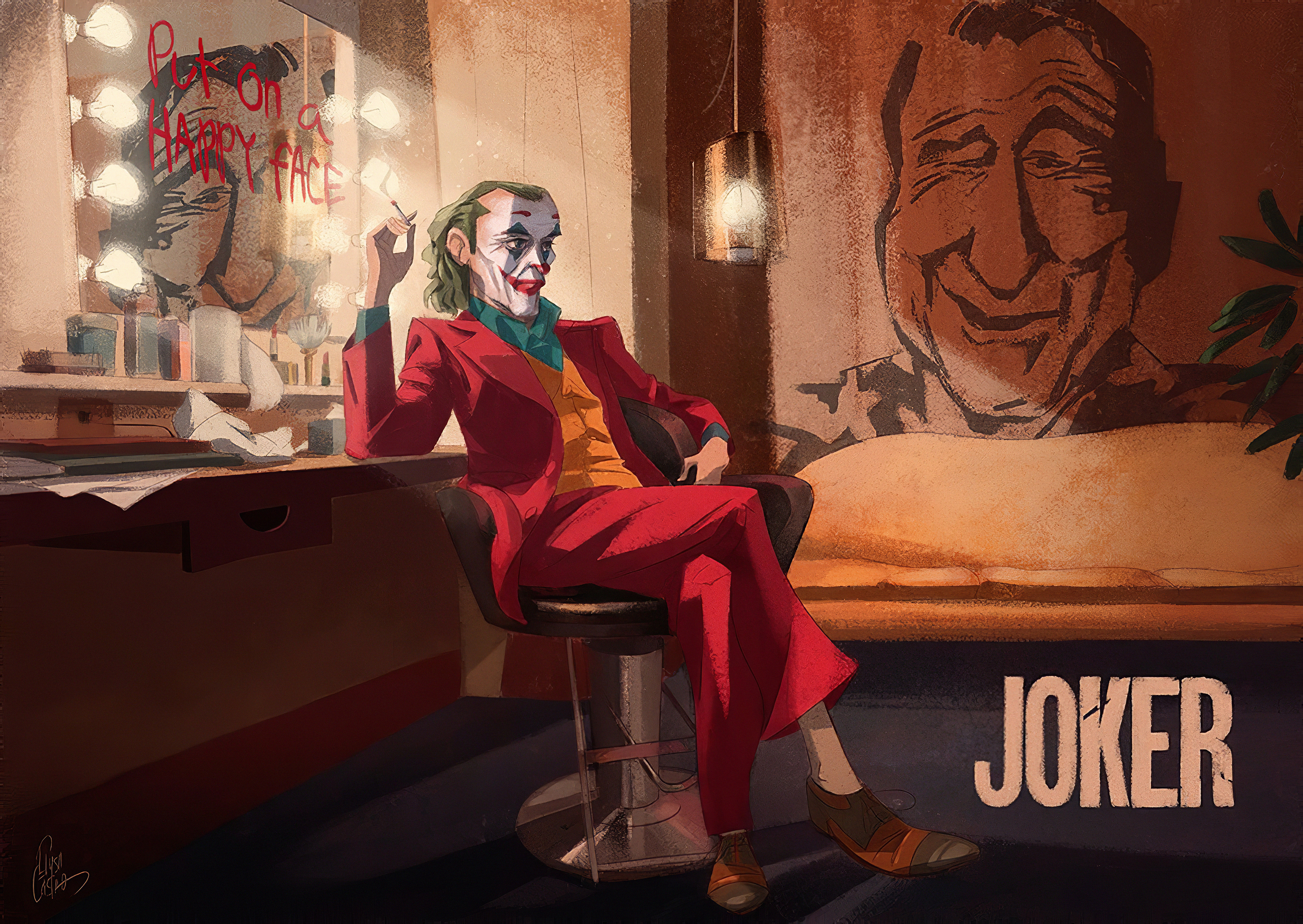 Joker Comic 4K wallpaper download