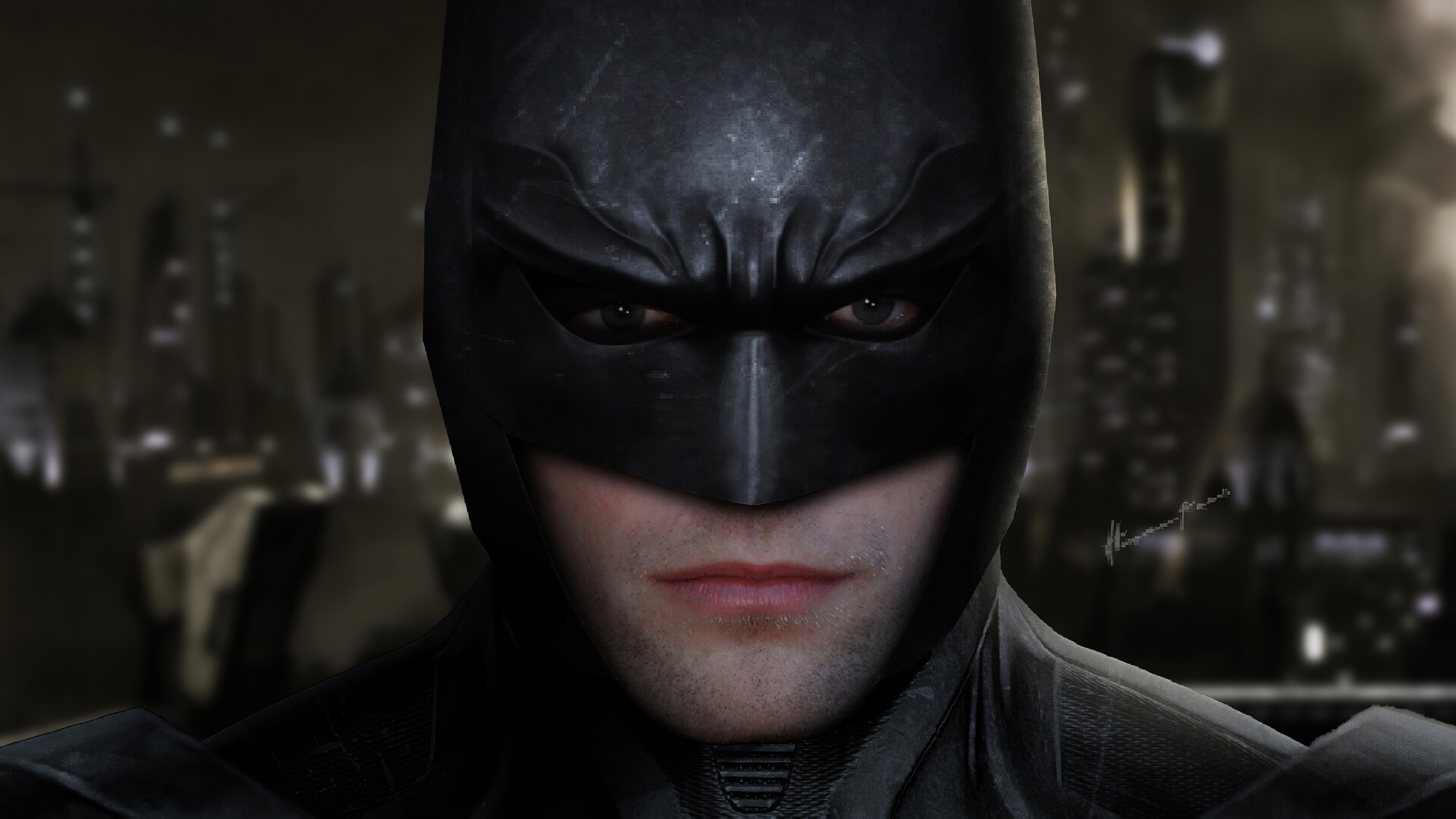 Wallpaper 4k Robert Pattinson Batman Art Wallpaper