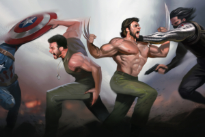 wolverine captain america 1576088578 300x200 - Wolverine ,Captain America - Wolverine, Captain America hd 4k wallpaper