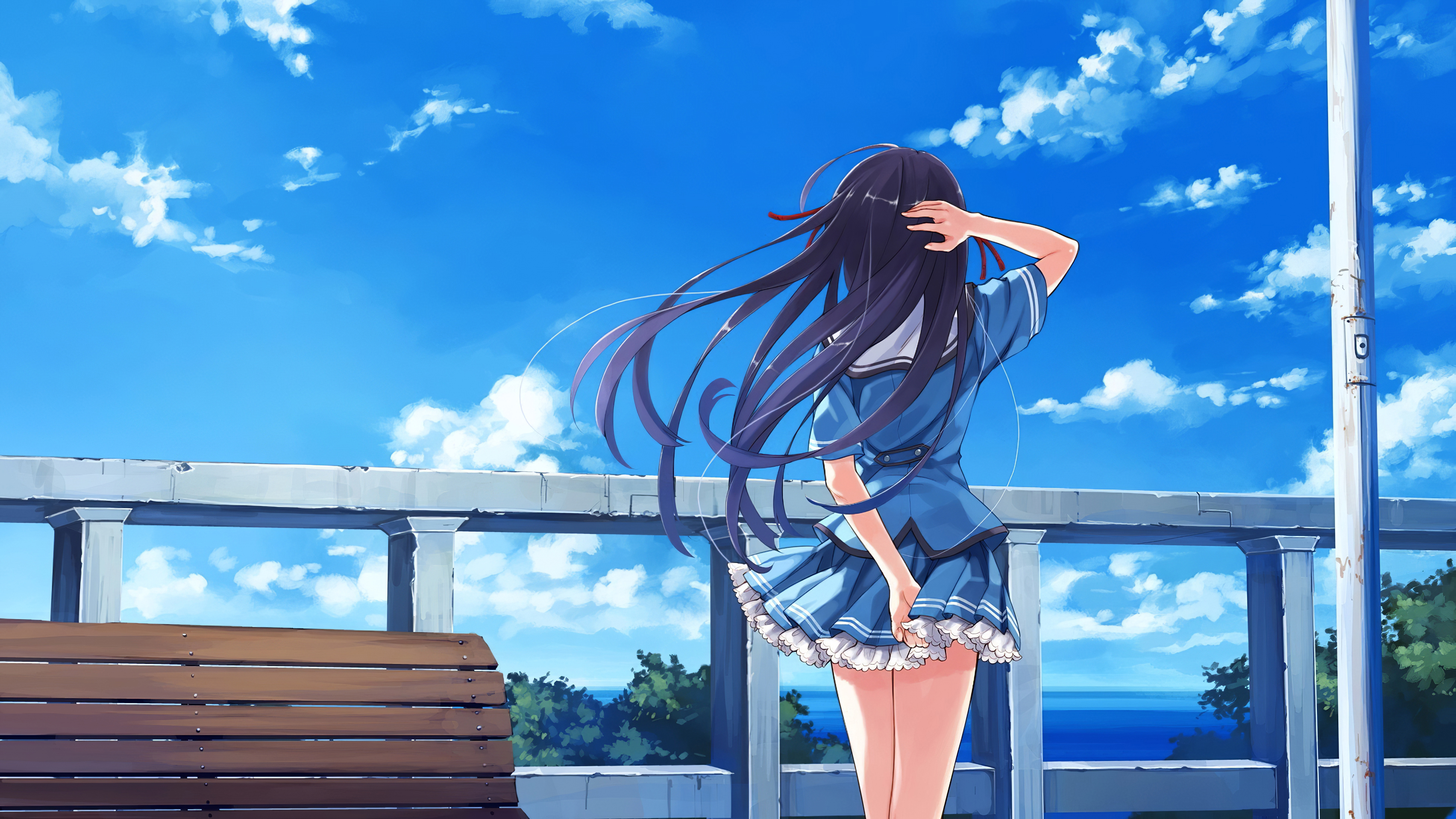 Anime sky star dark blue background wallpaper by Innova5 on DeviantArt