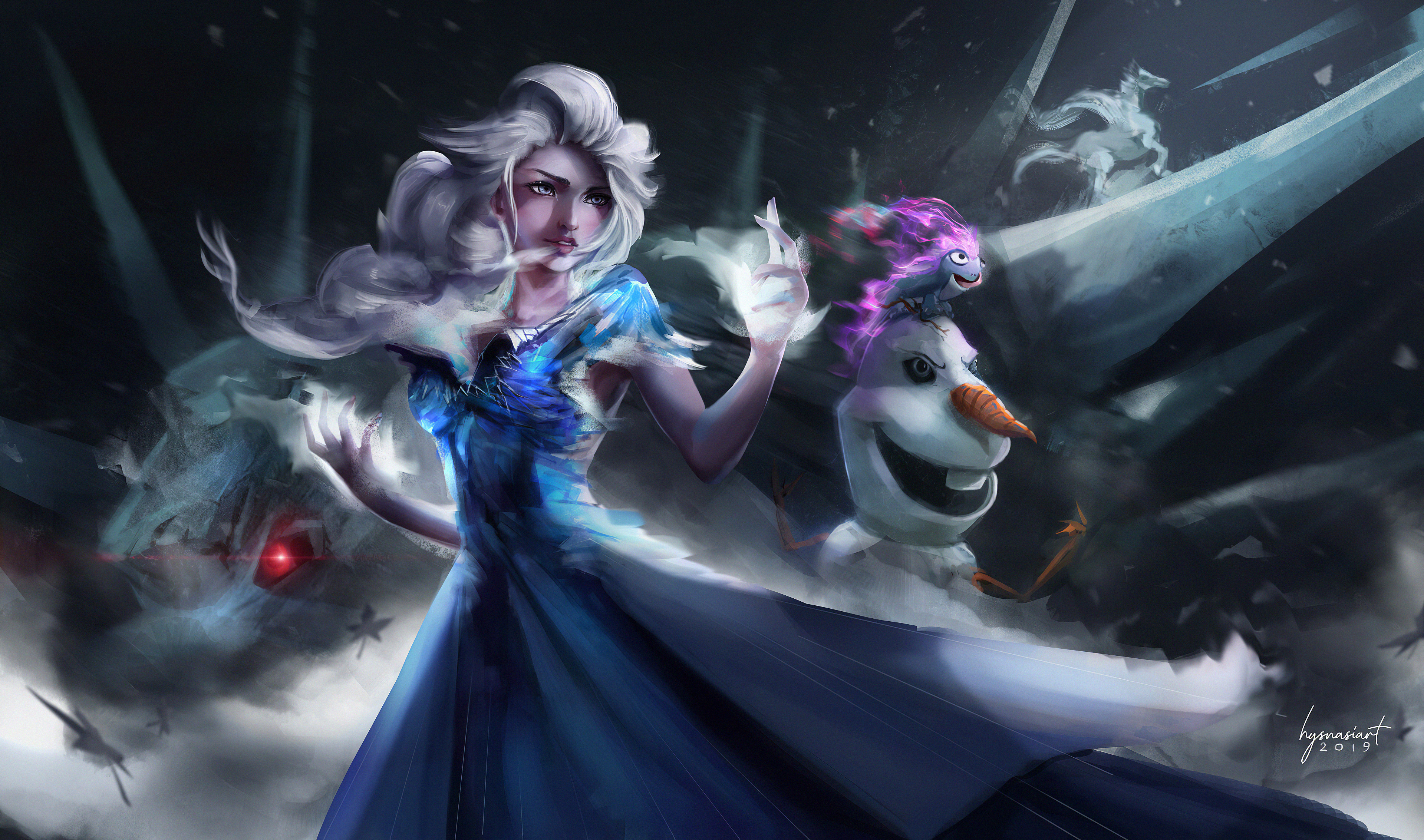 Elsa In White Dress Frozen 2 HD wallpaper  Peakpx