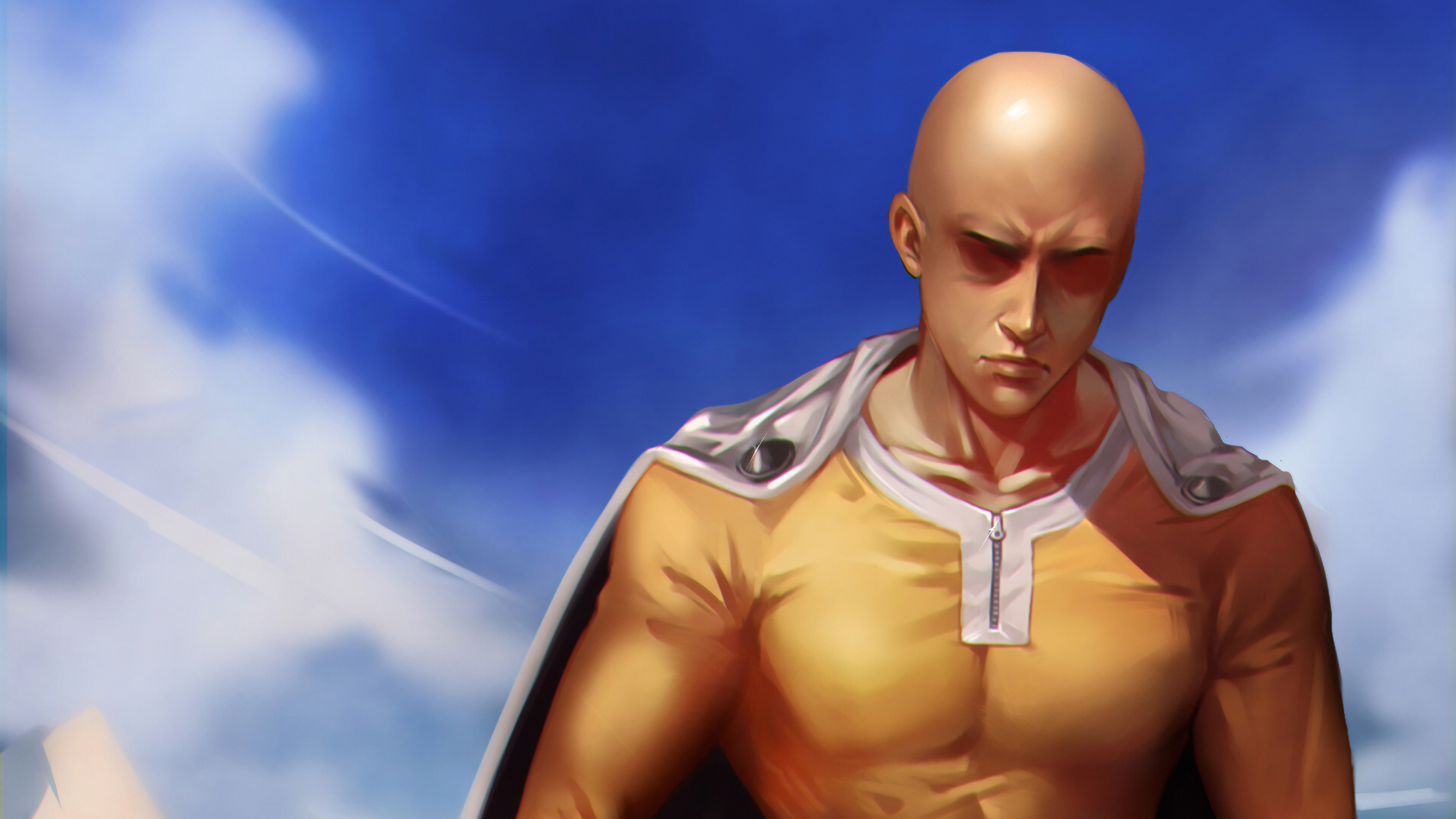 3840x2160 Resolution Powerfull Saitama OnePunch Man 4K Wallpaper   Wallpapers Den