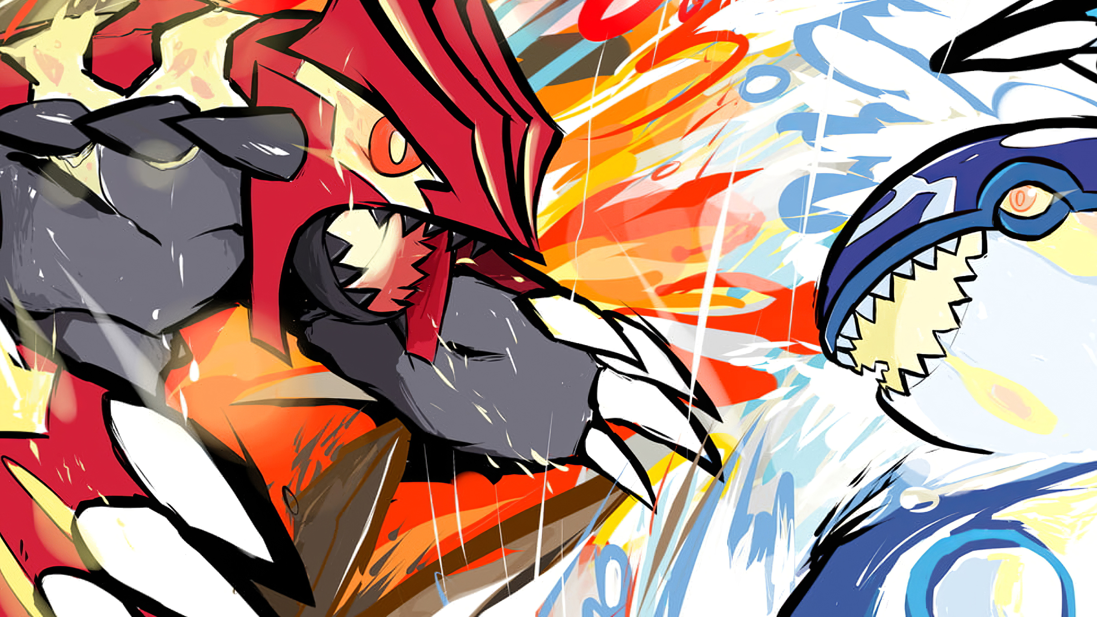 Groudon vs Kyogre  Android iPhone HD phone wallpaper  Pxfuel