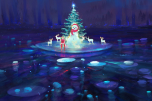 reindeer christmas season santa colorful art 1580055340 300x200 - Reindeer Christmas Season Santa Colorful Art -