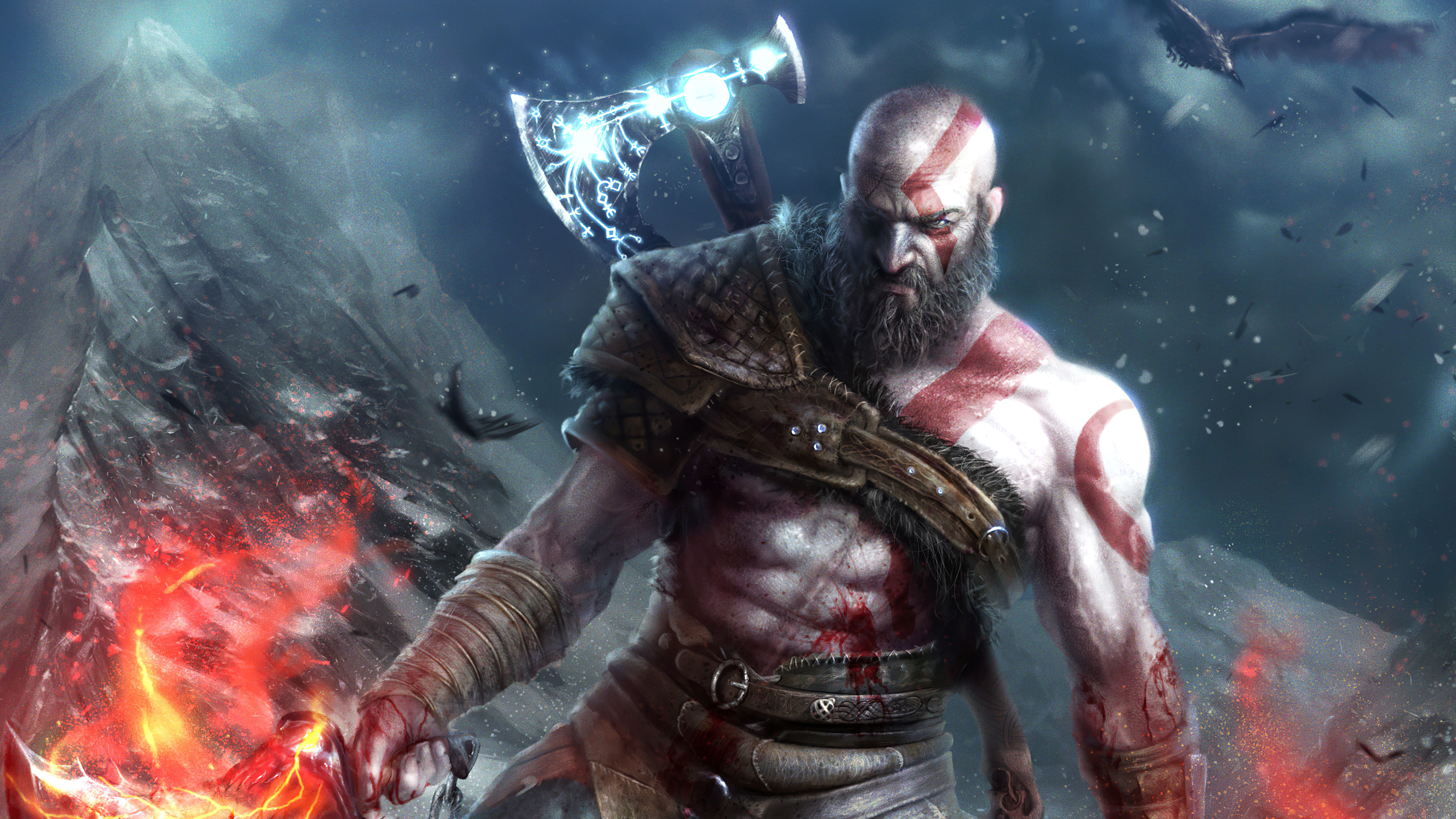 180 God of War 2018 HD Wallpapers and Backgrounds