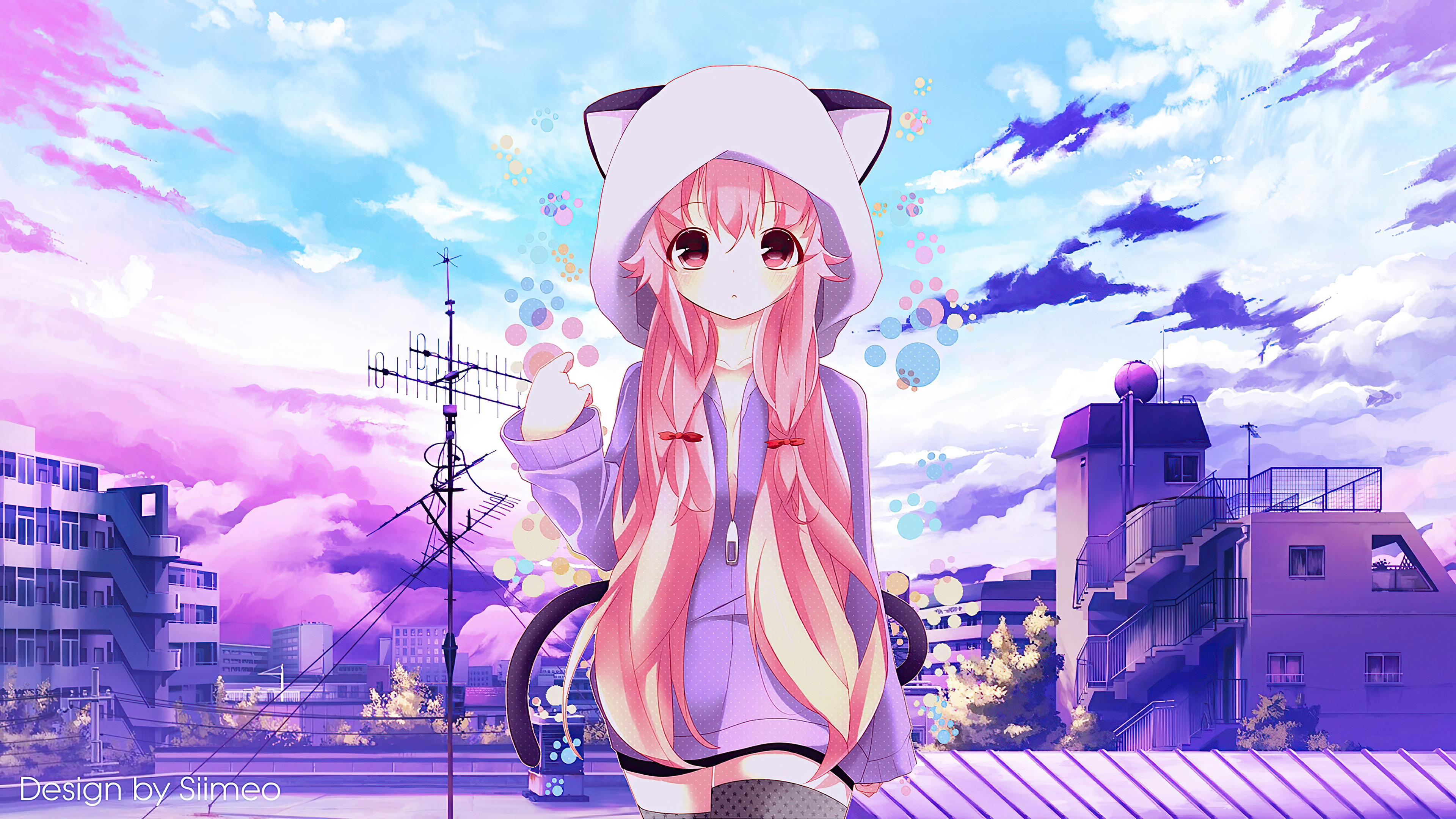 Neko anime HD wallpaper by AllianceProjects  Download on ZEDGE  d555