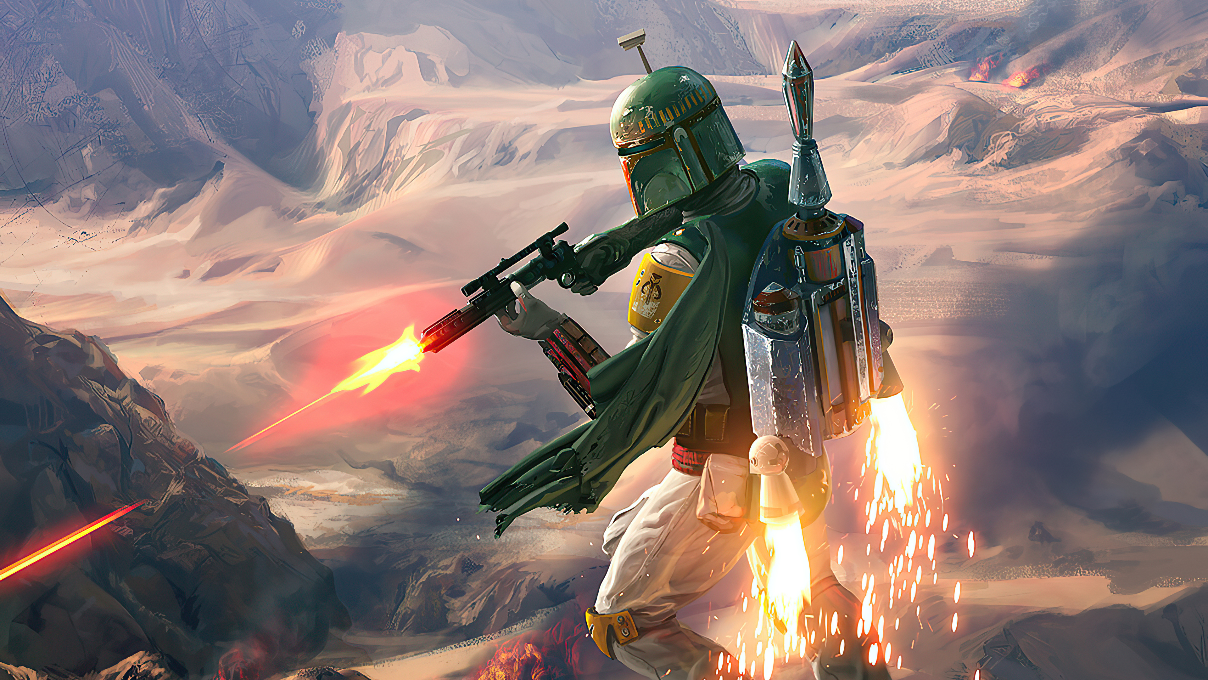 fortnite boba fett 4k iPhone Wallpapers Free Download