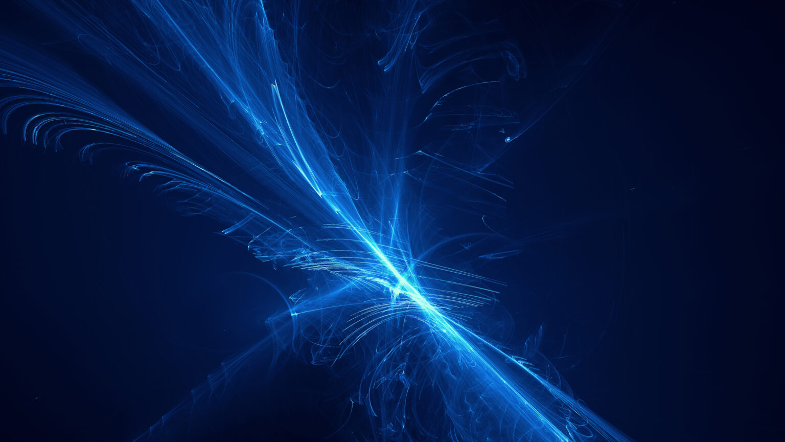Fractal Blue Abstract