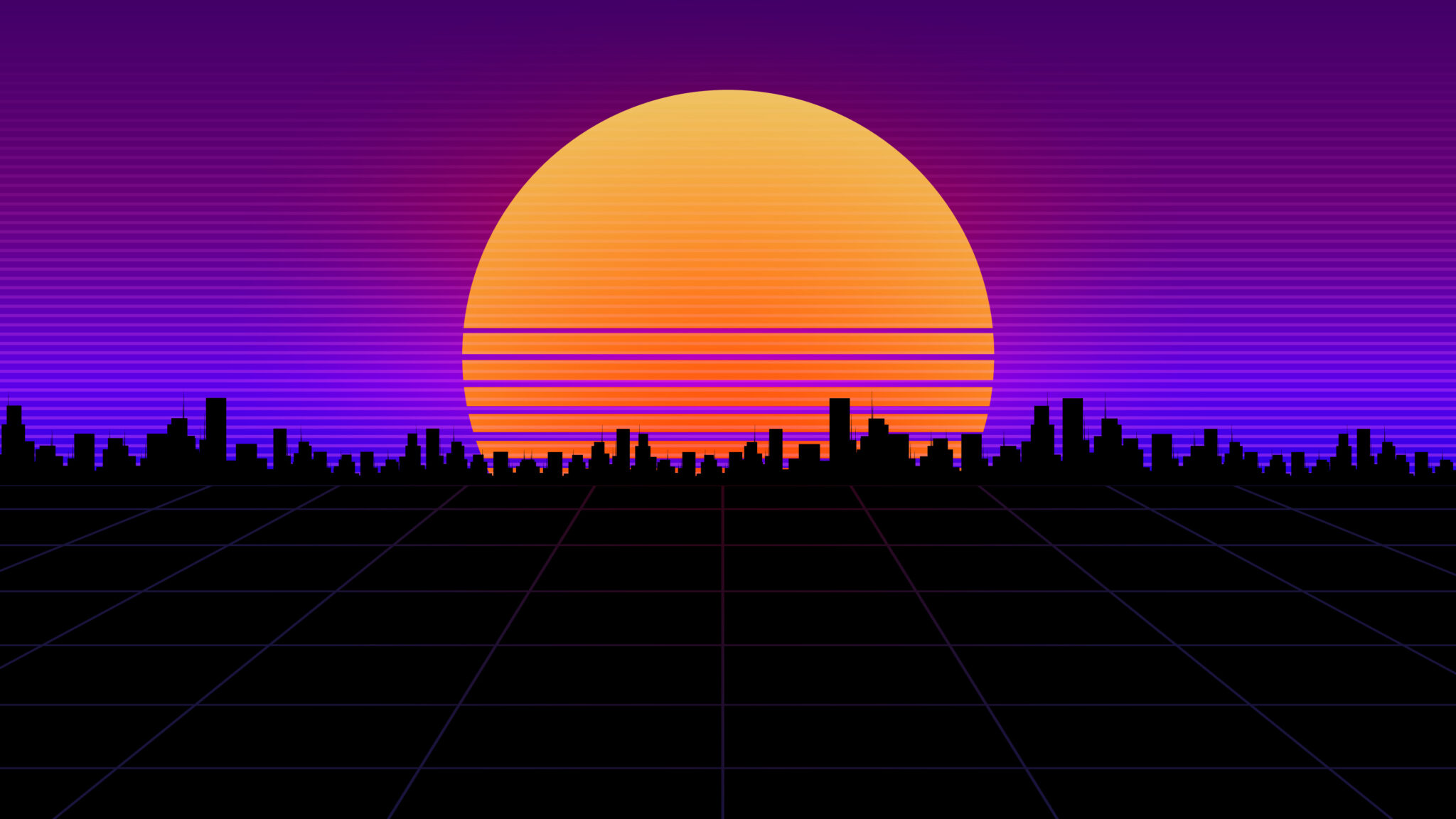 Retrowave Big City