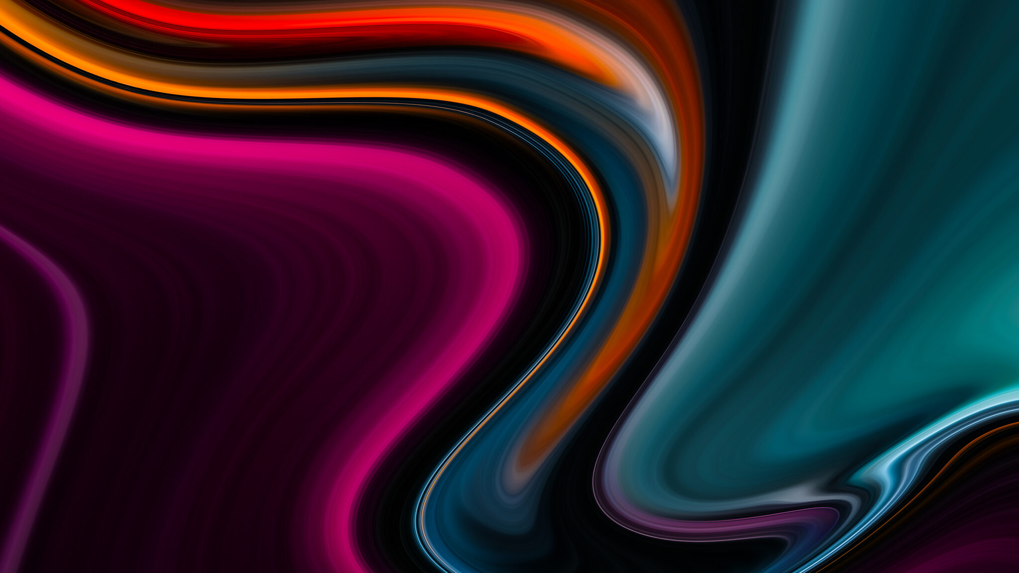 Abstract Color Flow 4k