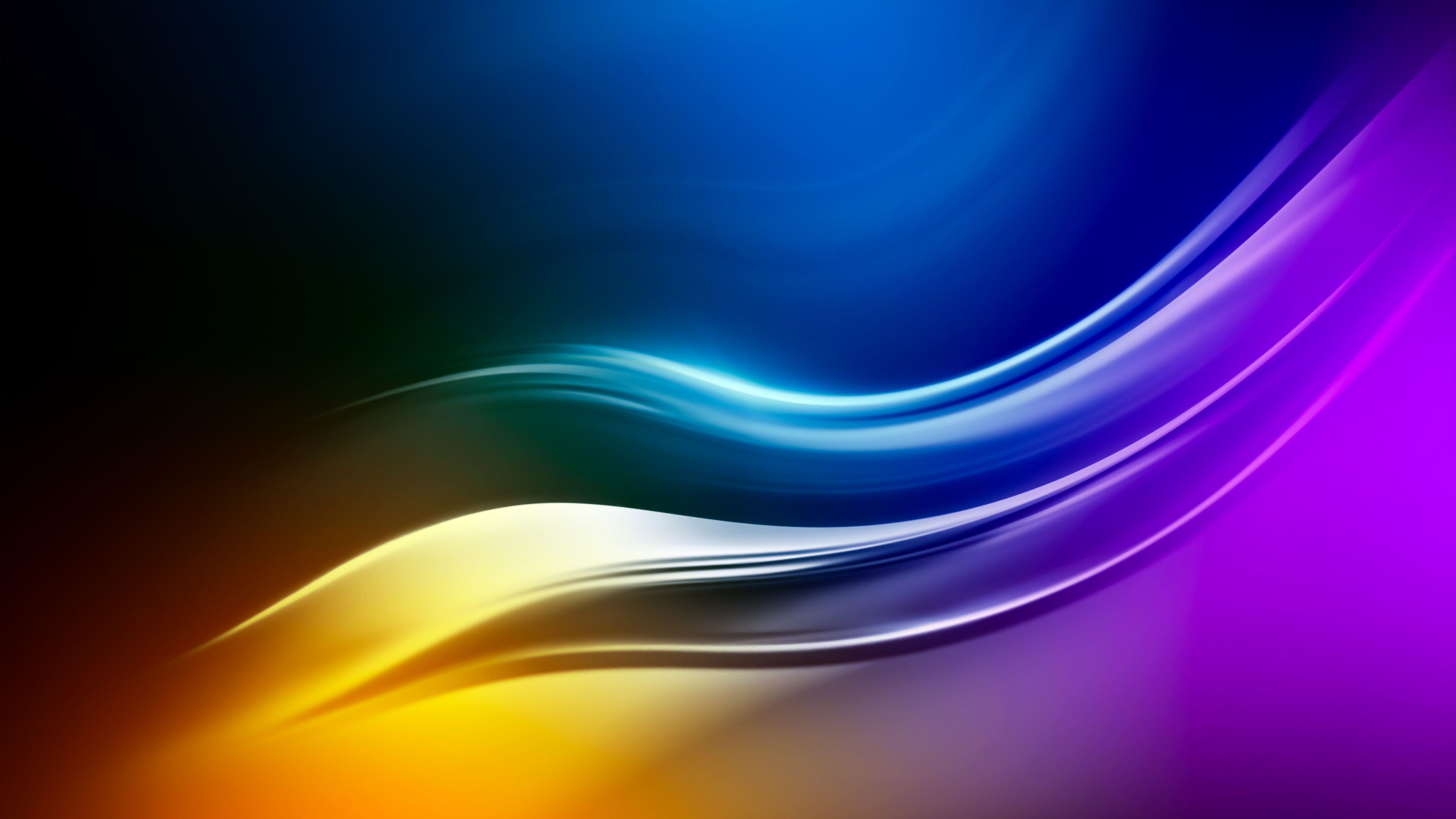 Wave Colour Abstract 4k