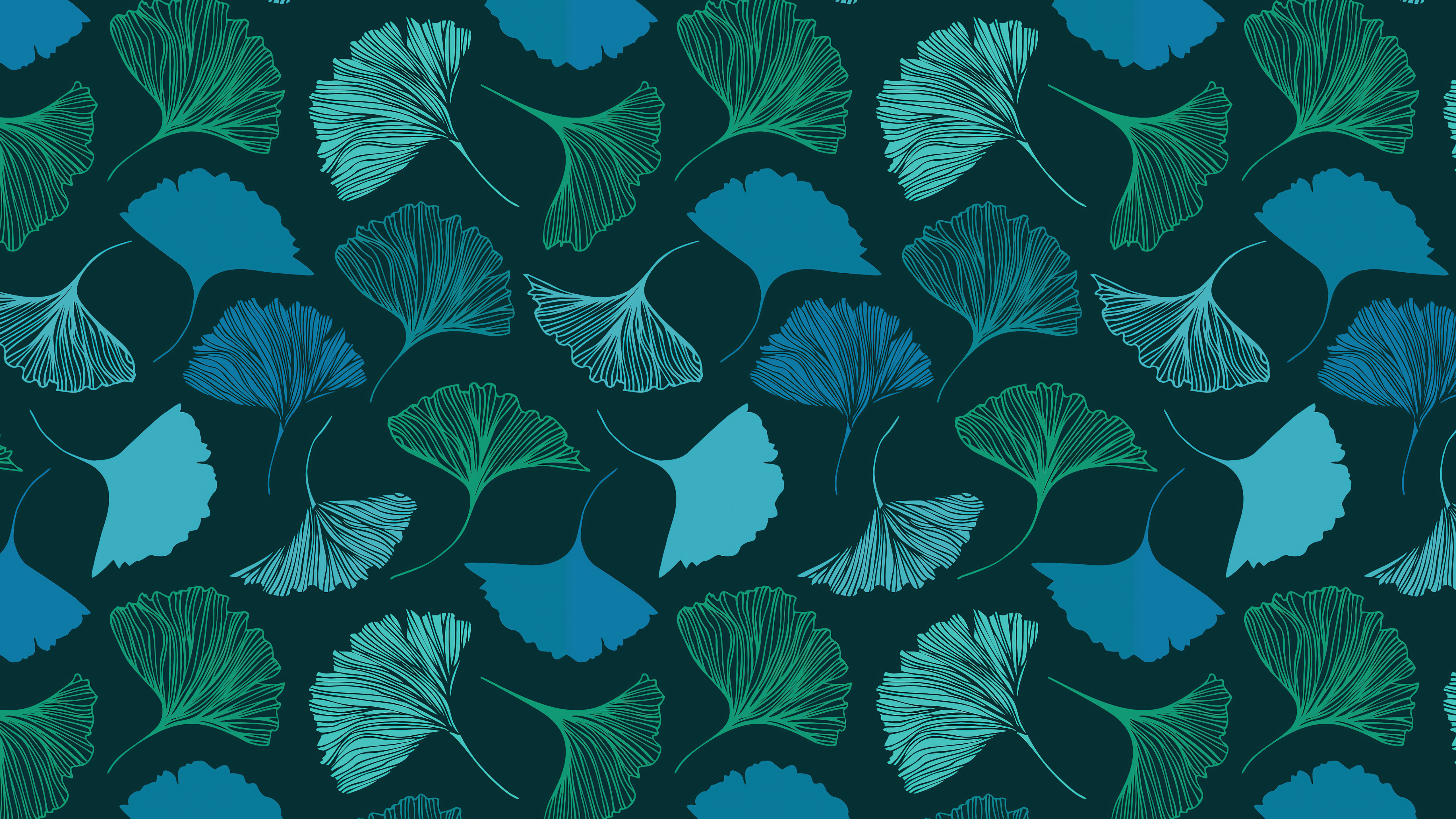 Wallpaper 4k Pattern Plants Abstract 4k Wallpaper