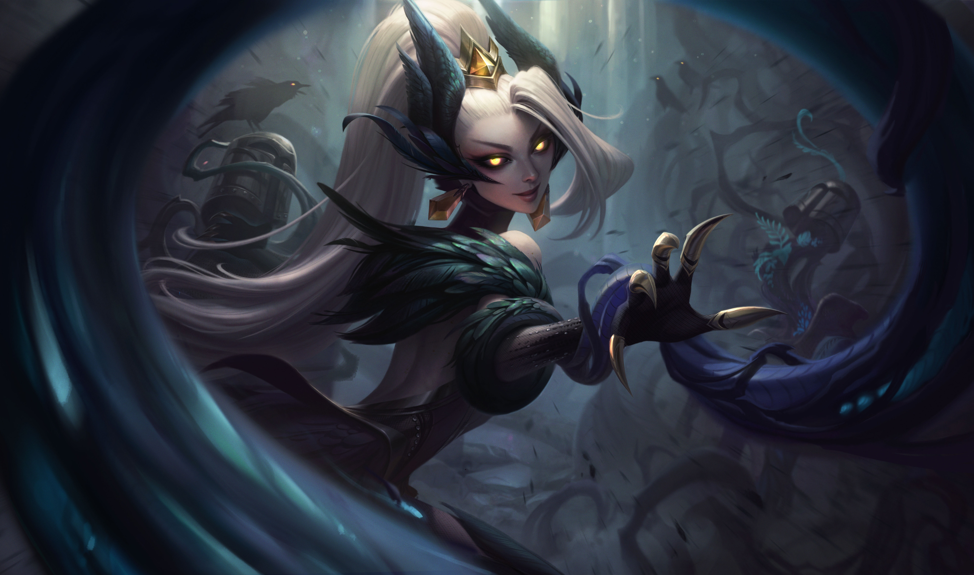 5120x2880 Coven Morgana LoL Splash Art 5K Wallpaper HD Games 4K Wallpapers  Images Photos and Background  Wallpapers Den