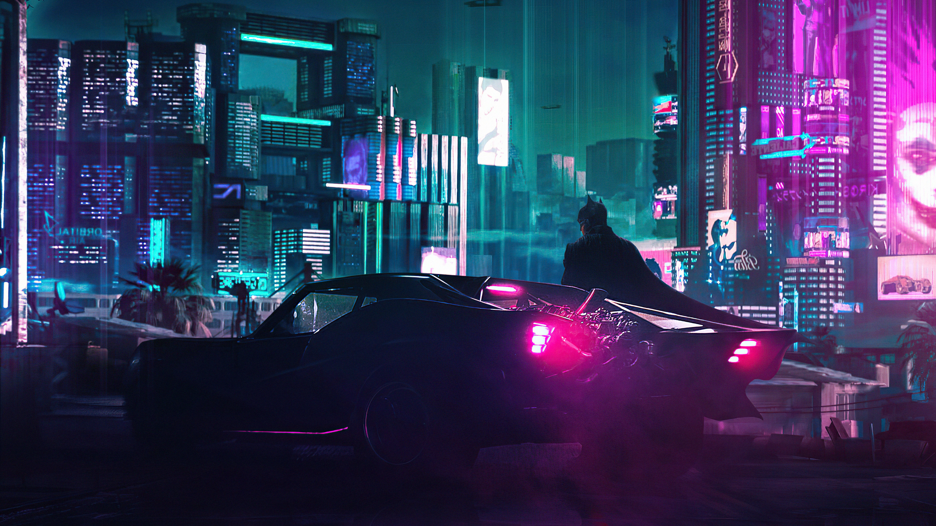 Cyberpunk futuristic wallpaper with blue and purple neon lights Colorful  techno backdrop with aesthetics of style of 80s Glowing neon abstraction  Futuristic abstract background Stock Vector  Adobe Stock