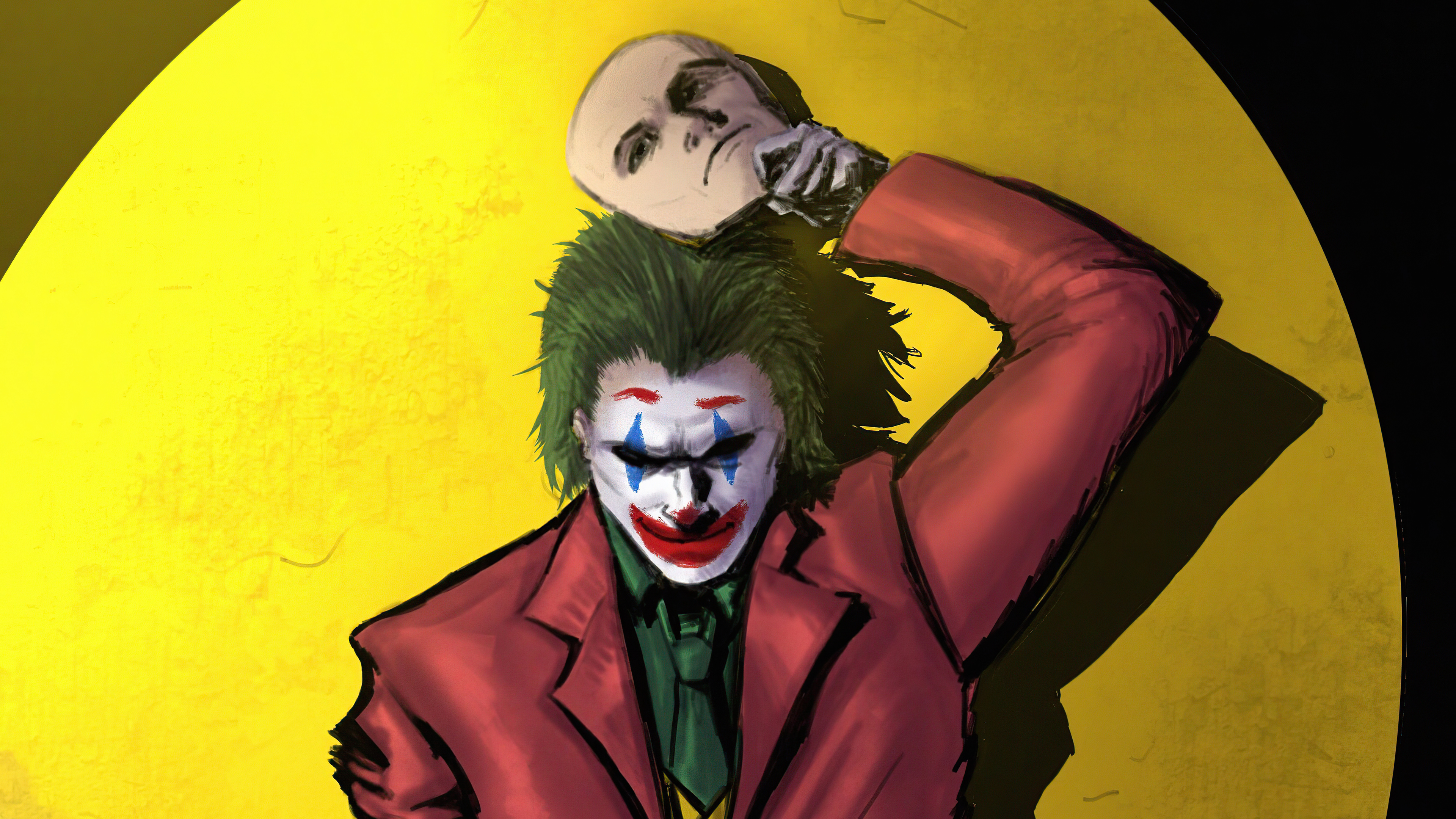 384095 Joker Artwork 4k  Rare Gallery HD Wallpapers