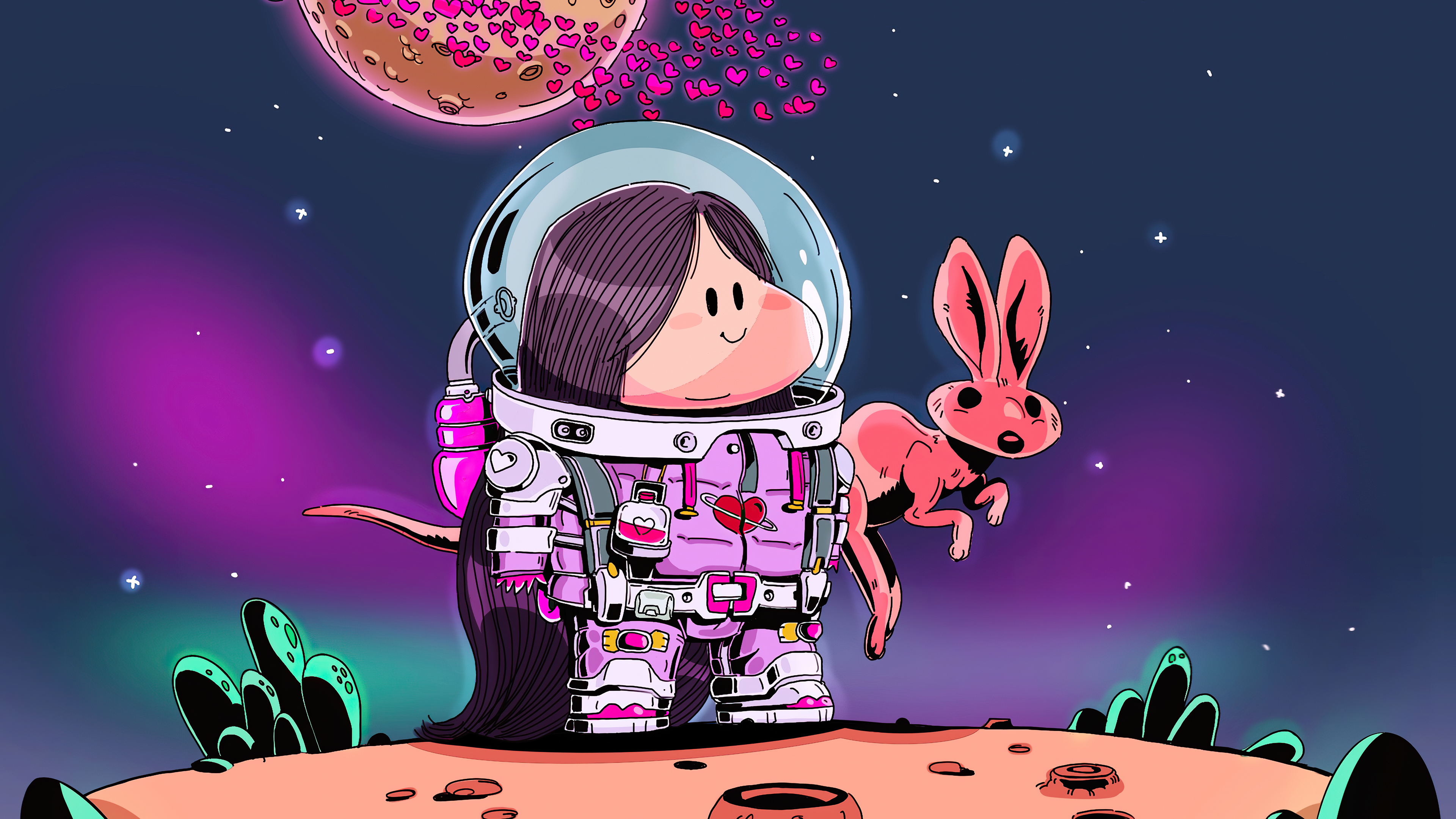 little maddy astronaut 4k 1614622554 - Little Maddy Astronaut 4k - Little Maddy Astronaut 4k wallpapers