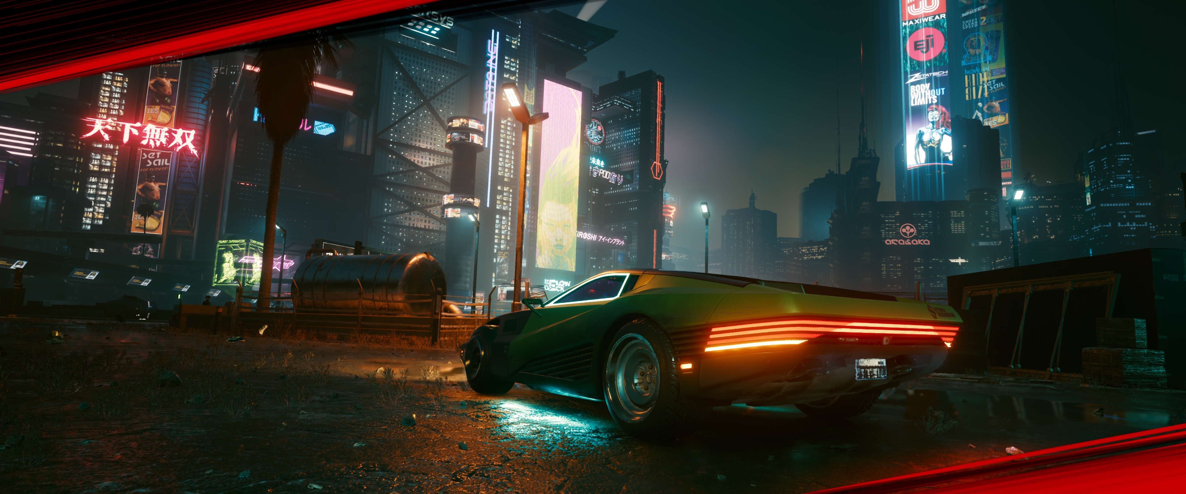 cyberpunk, 4K, video games, NightCity, Cyberpunk 2077, night HD