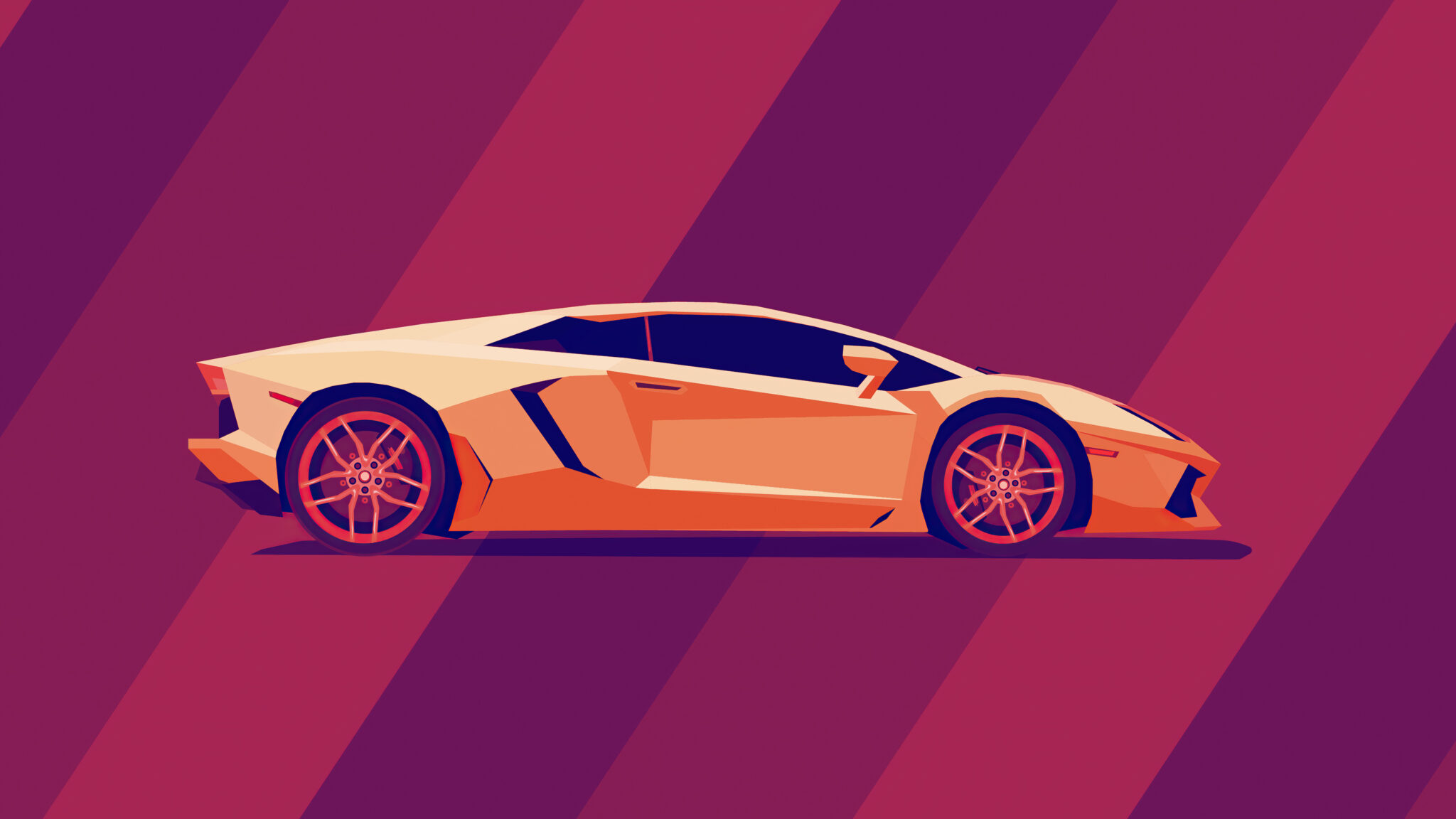 Lamborghini Abstract 4k