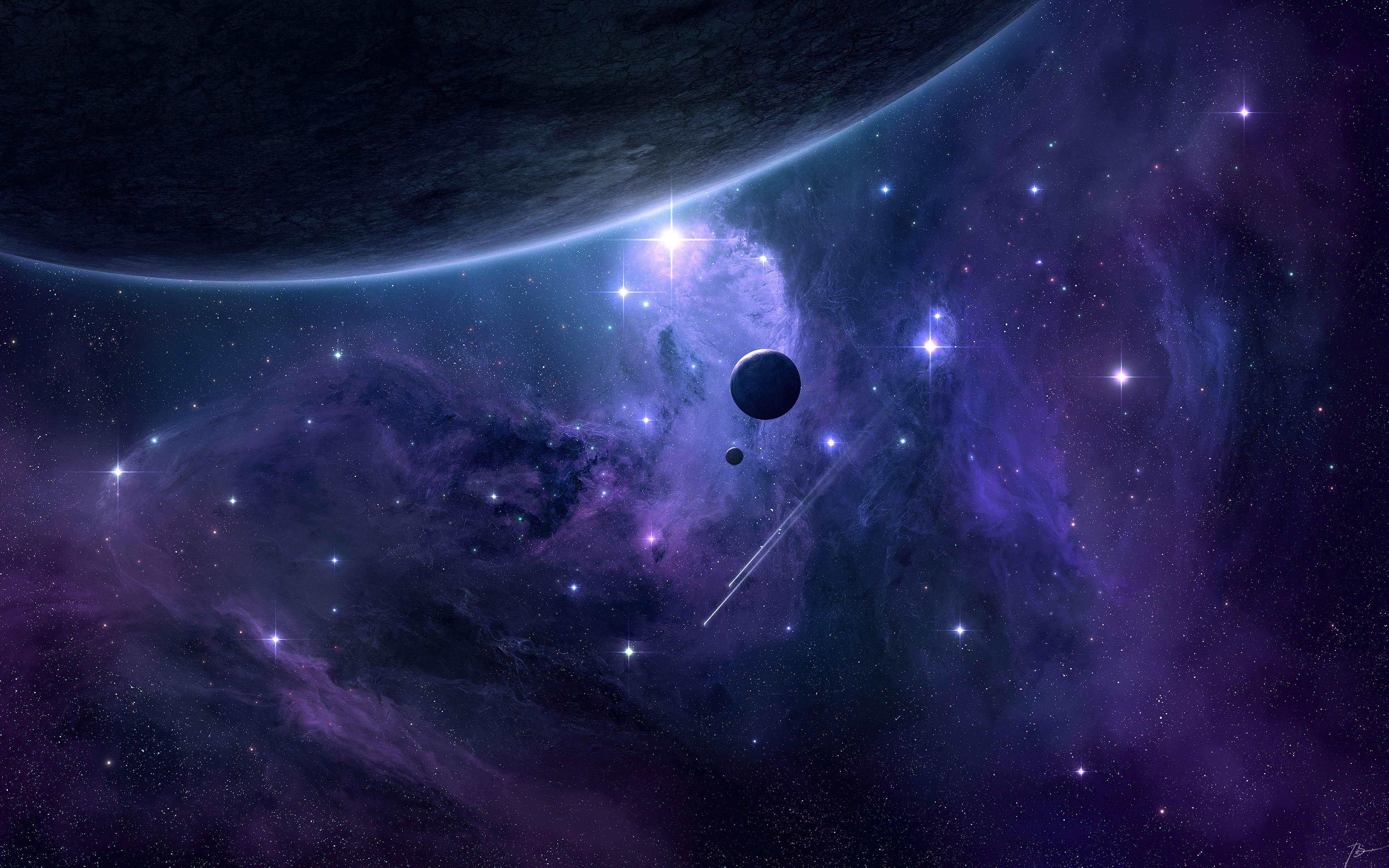 Download 4k Space Purple Nebula Wallpaper  Wallpaperscom