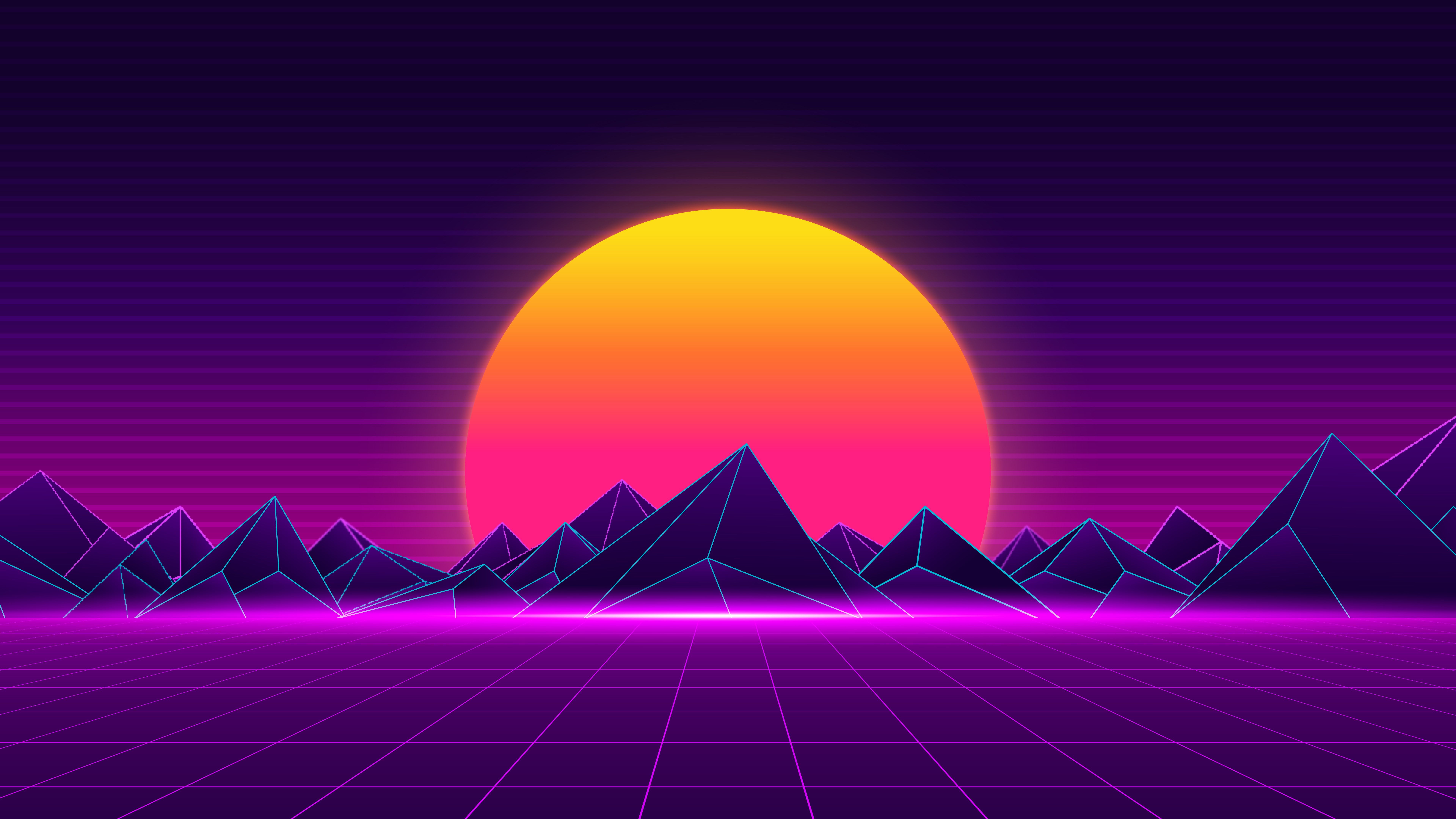 Retro Sunset 4k Wallpapers  Wallpaper Cave