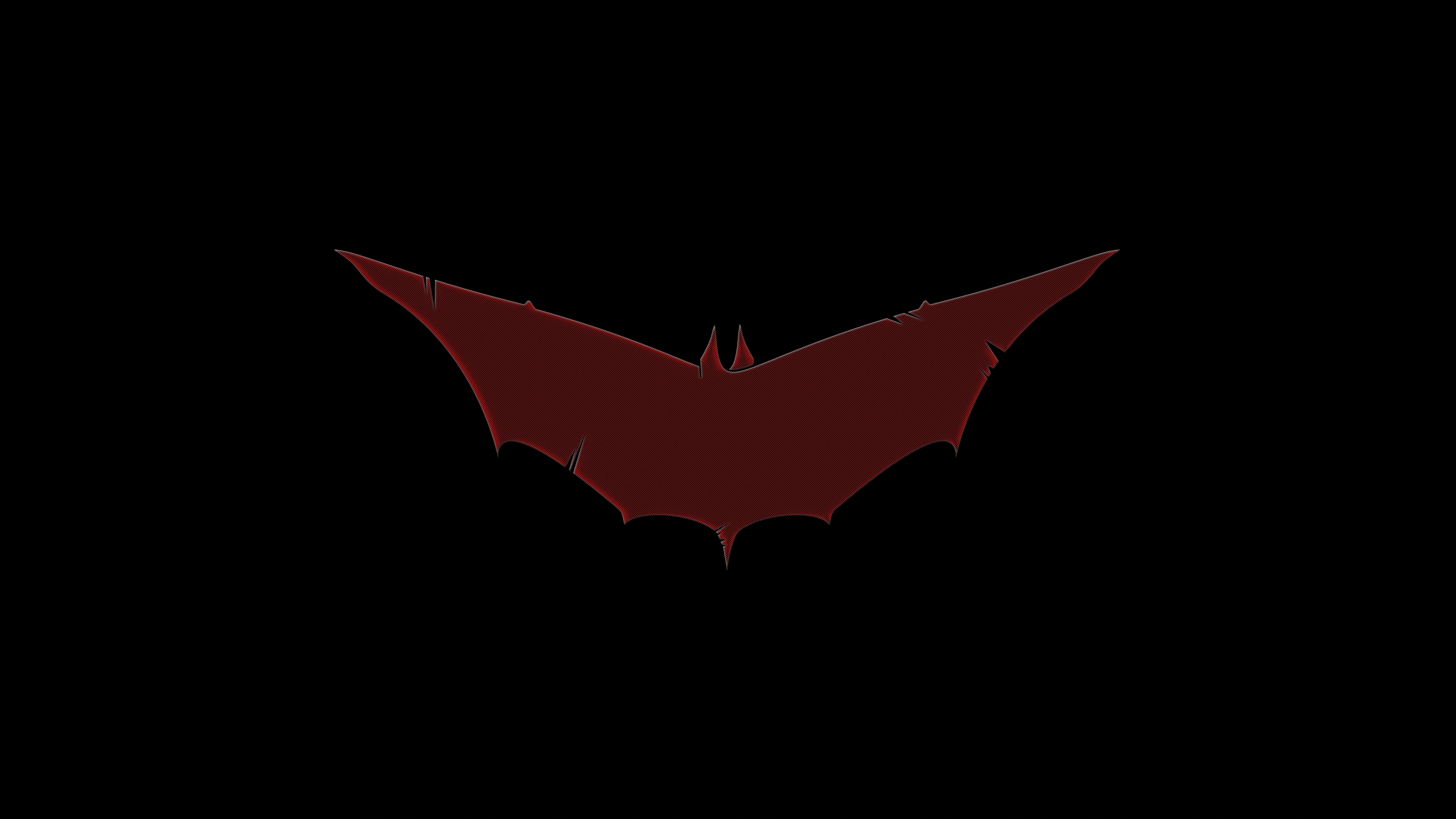 batman basic red logo 4k 1660480235