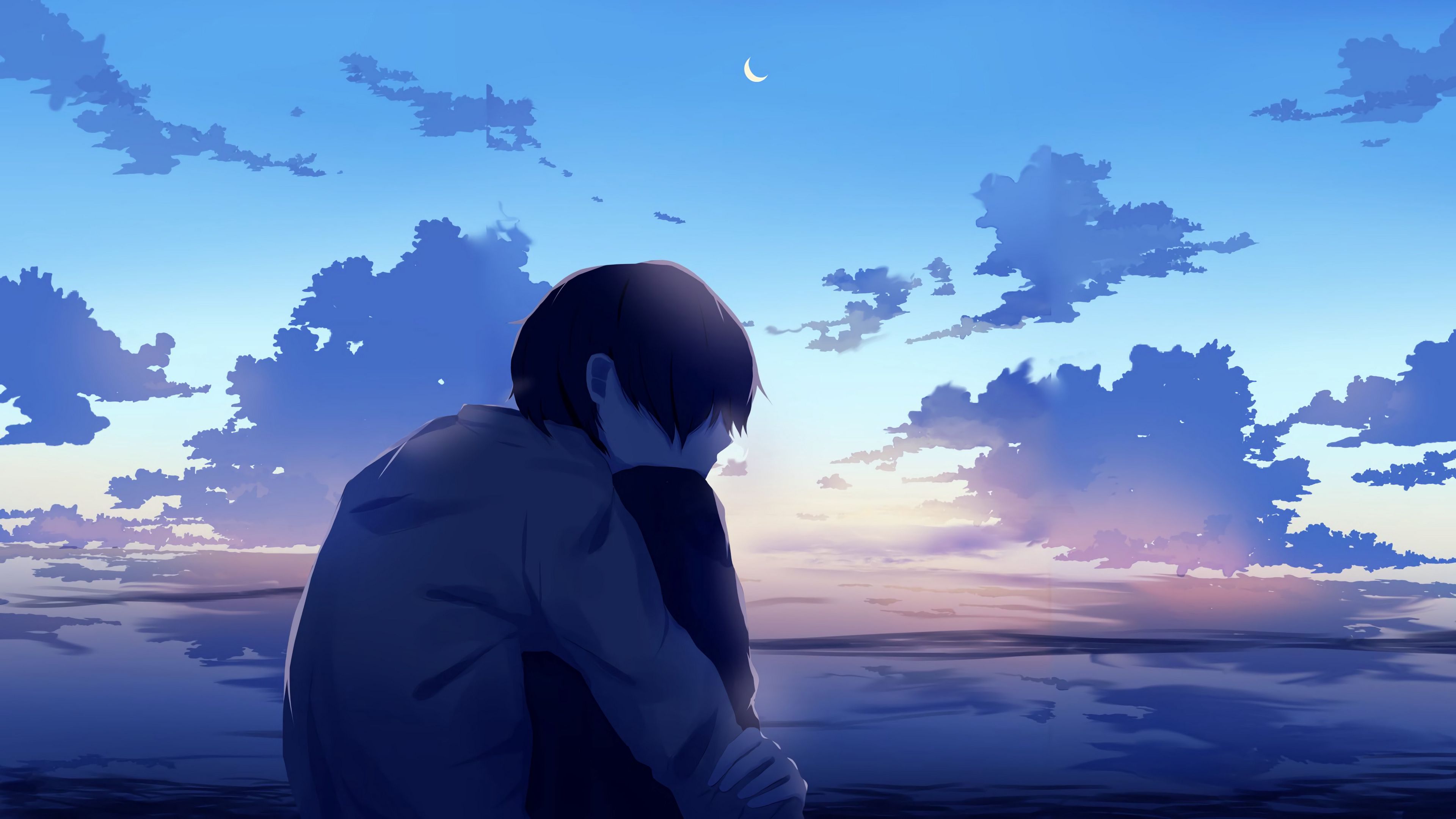 Anime Boy Has Depressed Himself Cigarette Stock Illustration 2156877091   Shutterstock
