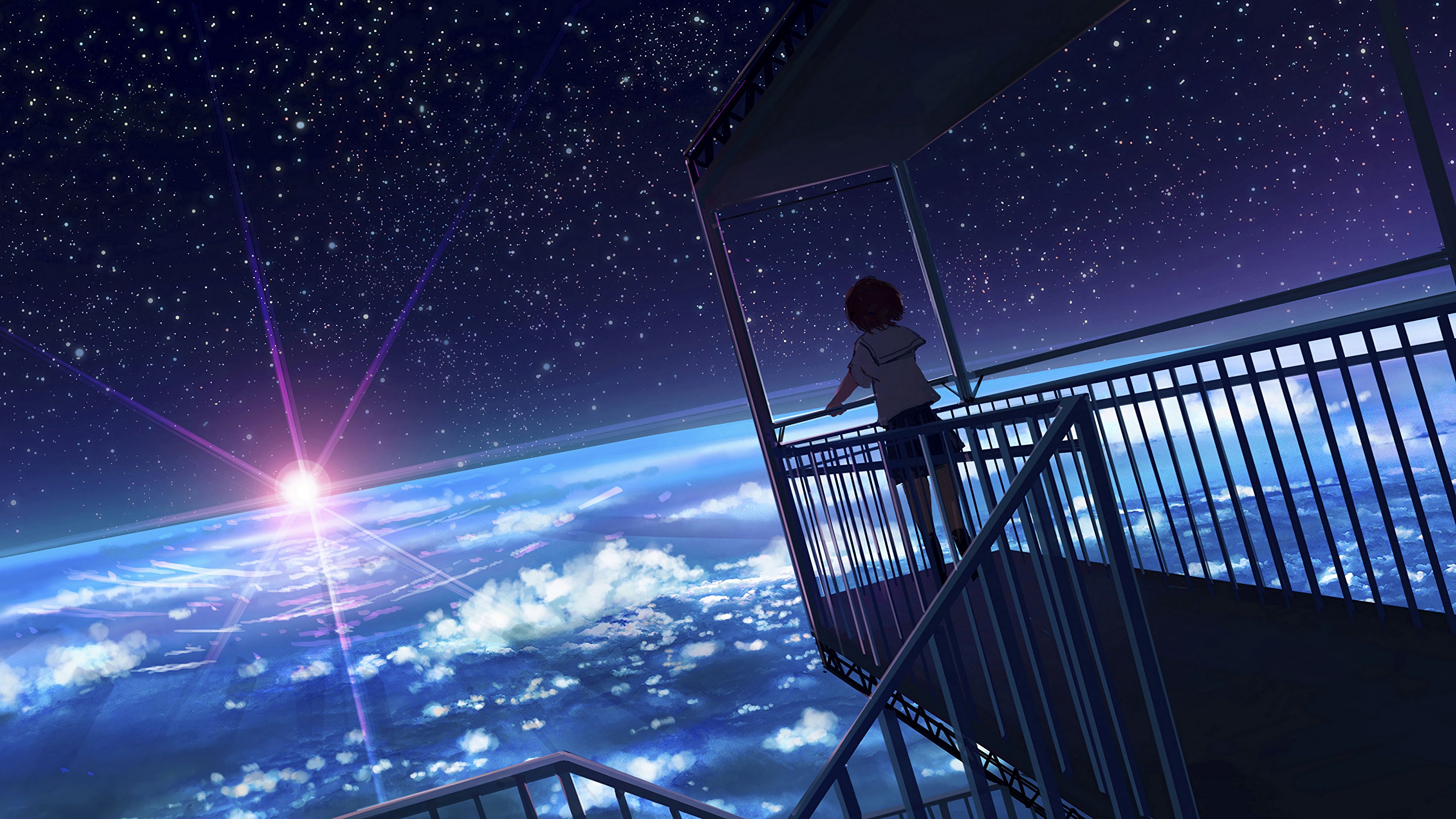 100 4k Anime Space Wallpapers  Wallpaperscom