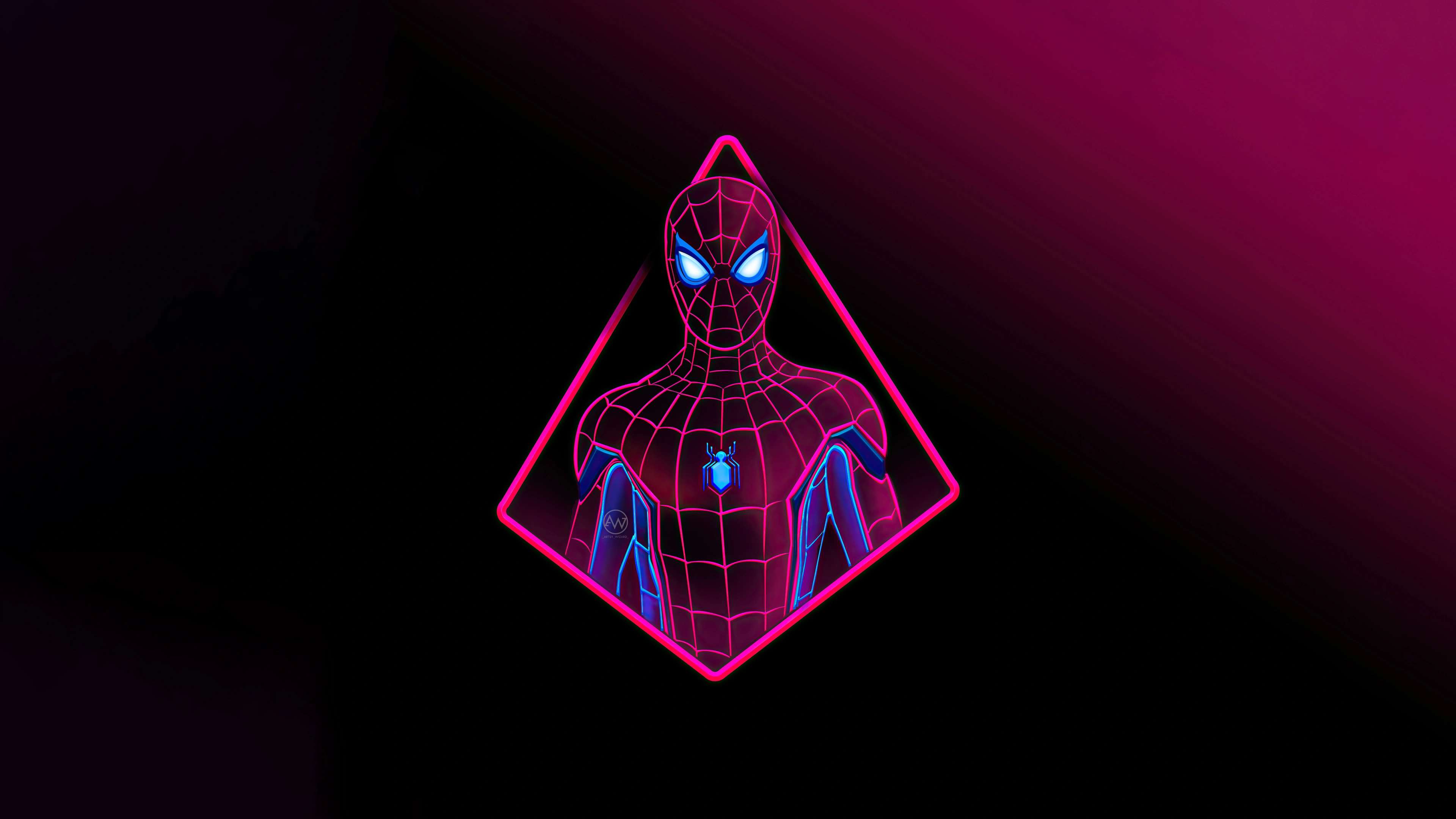 neon spiderman 4k 1660480326
