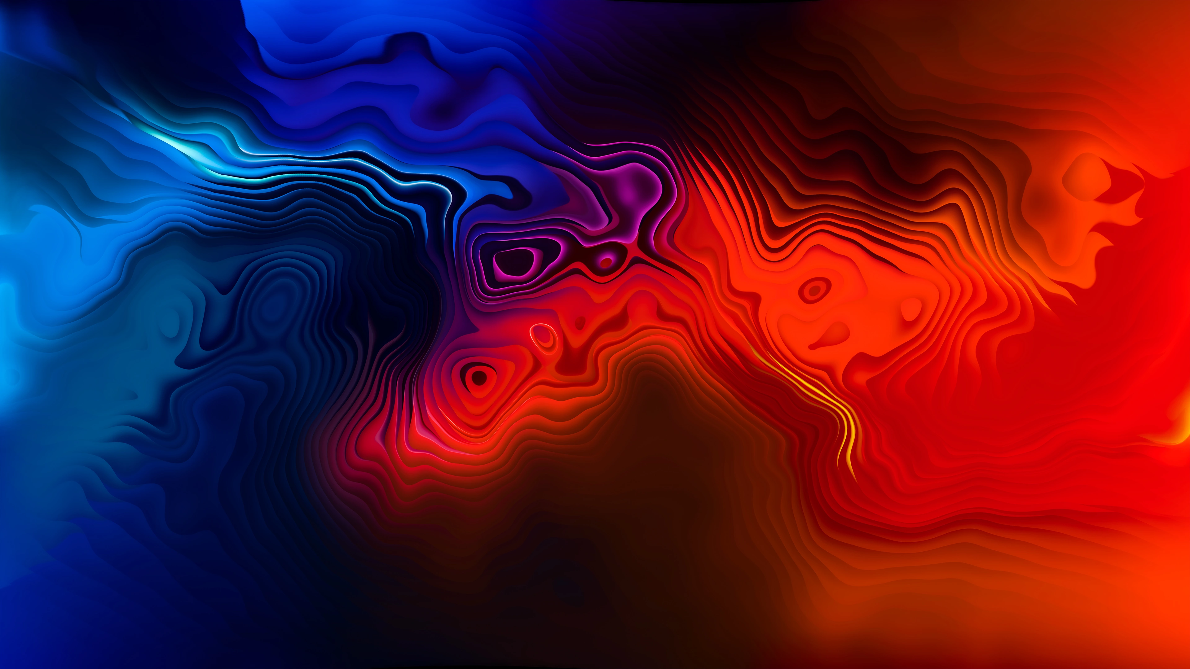 three colour mix abstract 4k 1660761678