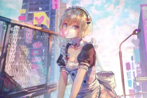 saboru maid anime girl 4k 1664120690