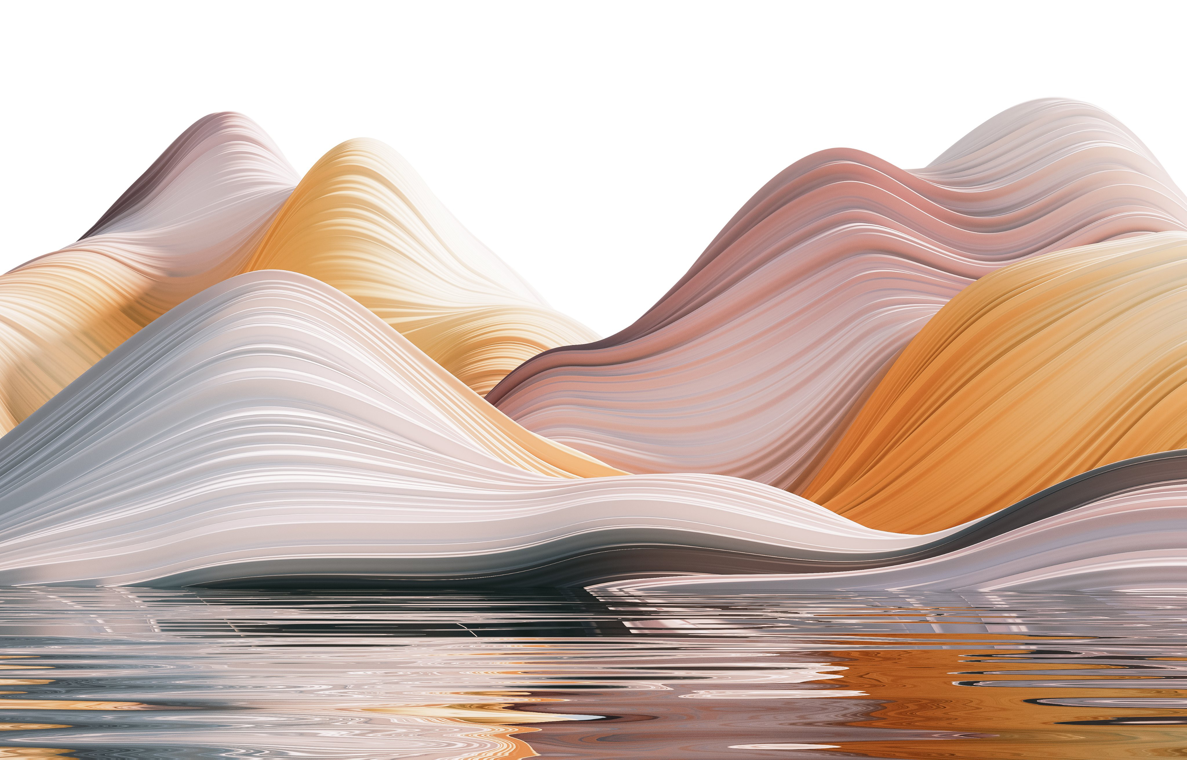 abstract wave mountains 4k 1669805707