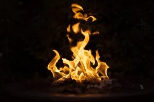bonfire fire dark flame burning 4k 1691849539