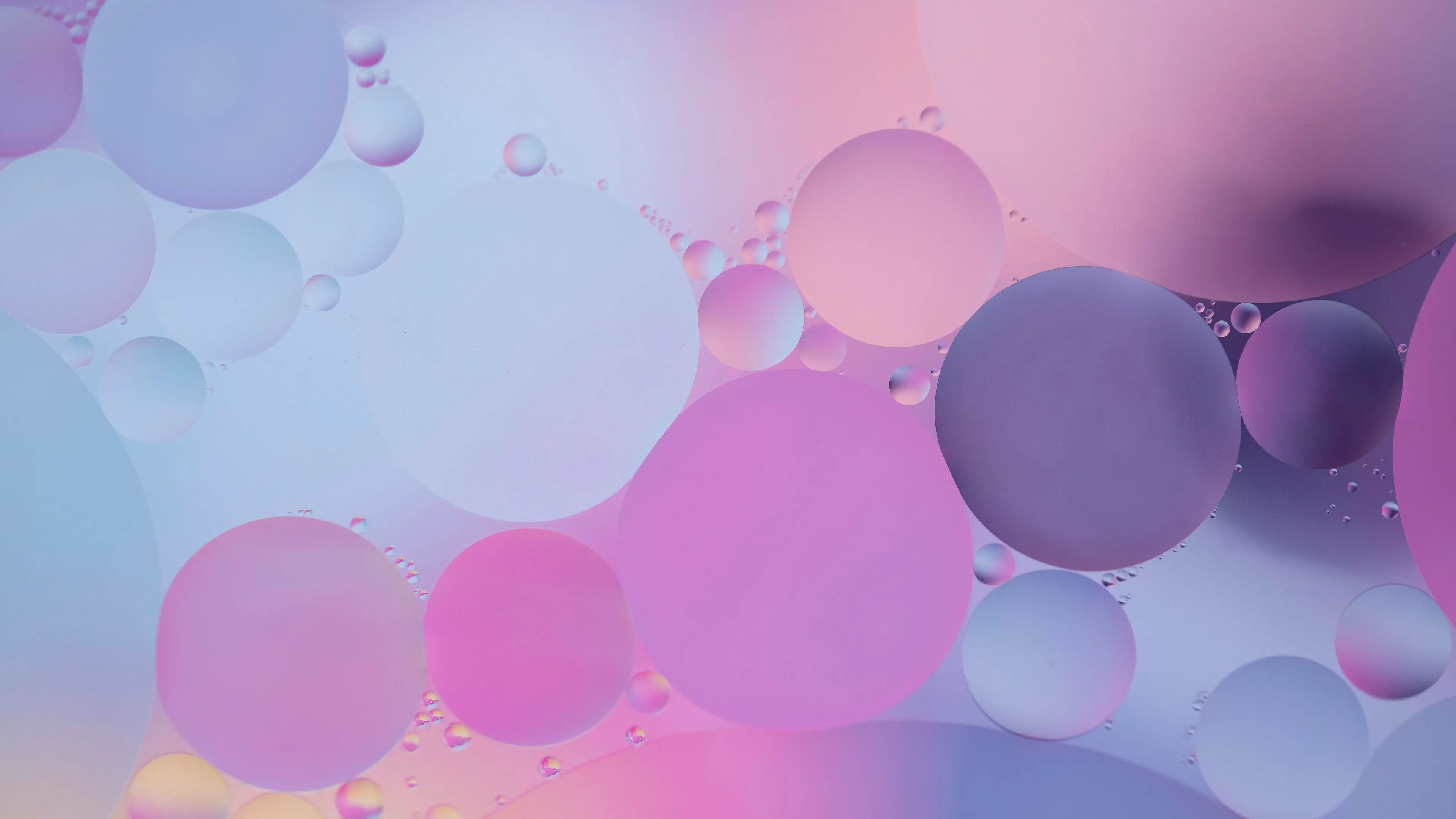 bubbles water liquid gradient circles 4k 1691767499