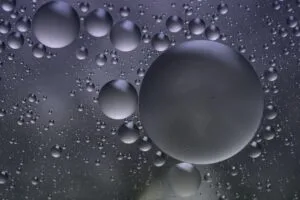bubbles water round gray 4k 1691686546
