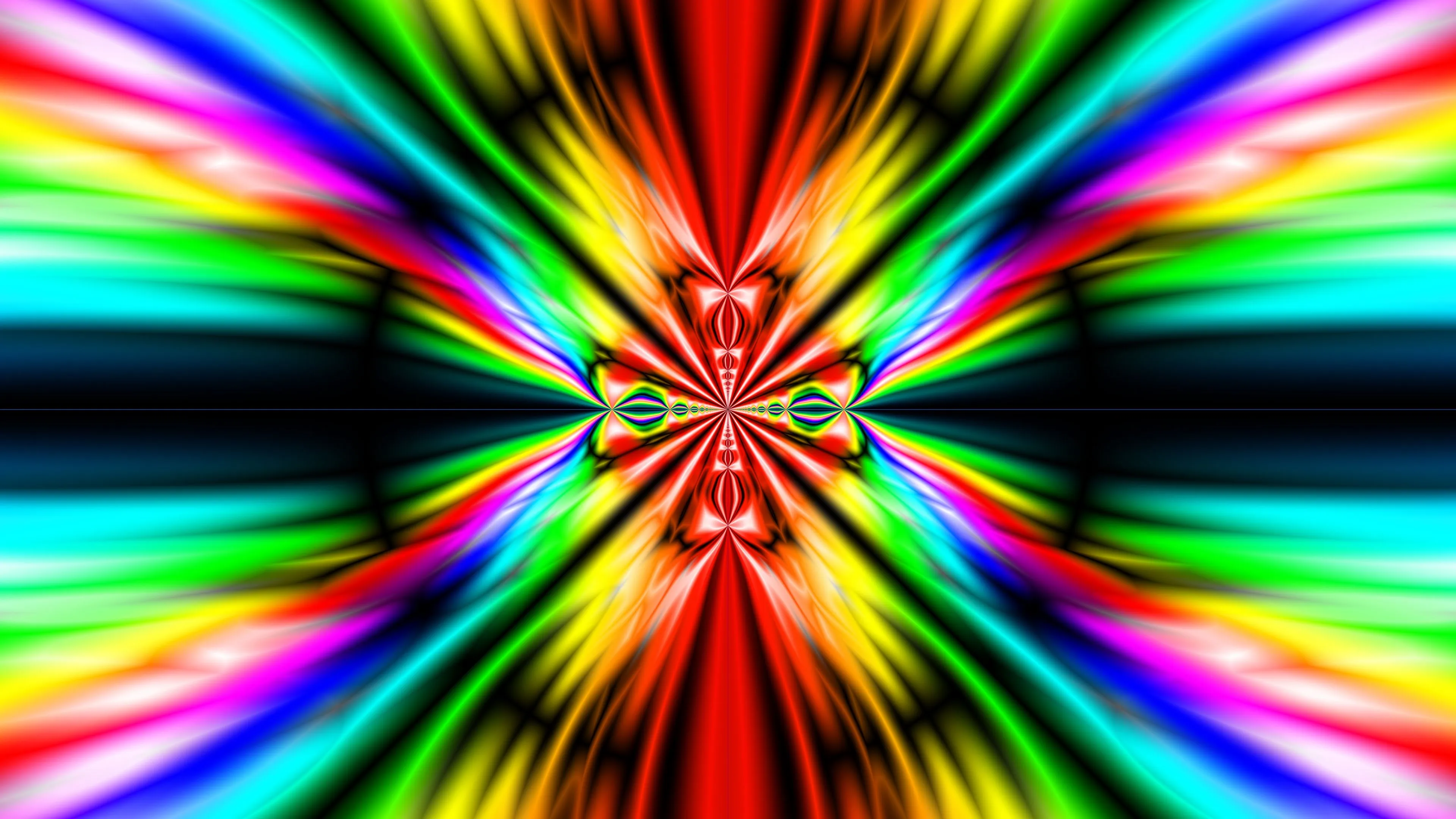 fractal lines colorful abstraction 4k 1691589888