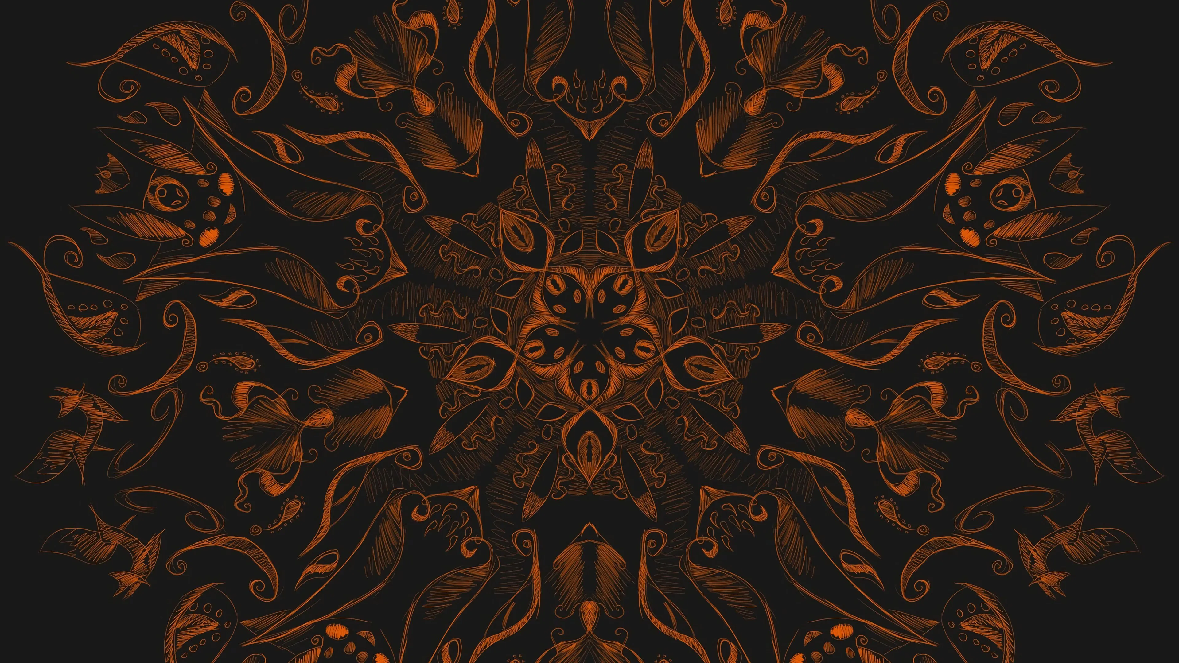 fractal mandala pattern abstraction art 4k 1691589883