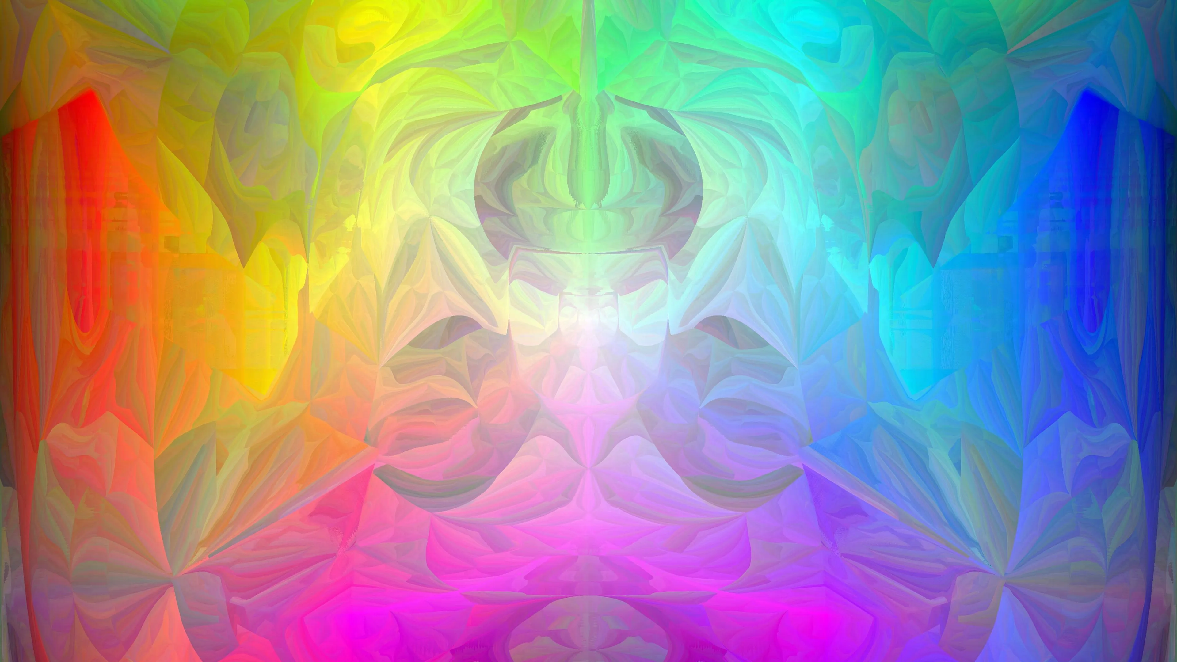 fractal pattern gradient abstraction colorful 4k 1691670468