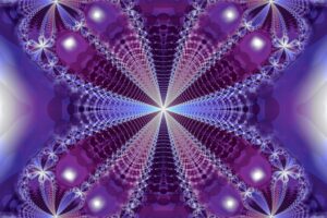 fractal pattern shapes purple abstraction 4k 1691767175