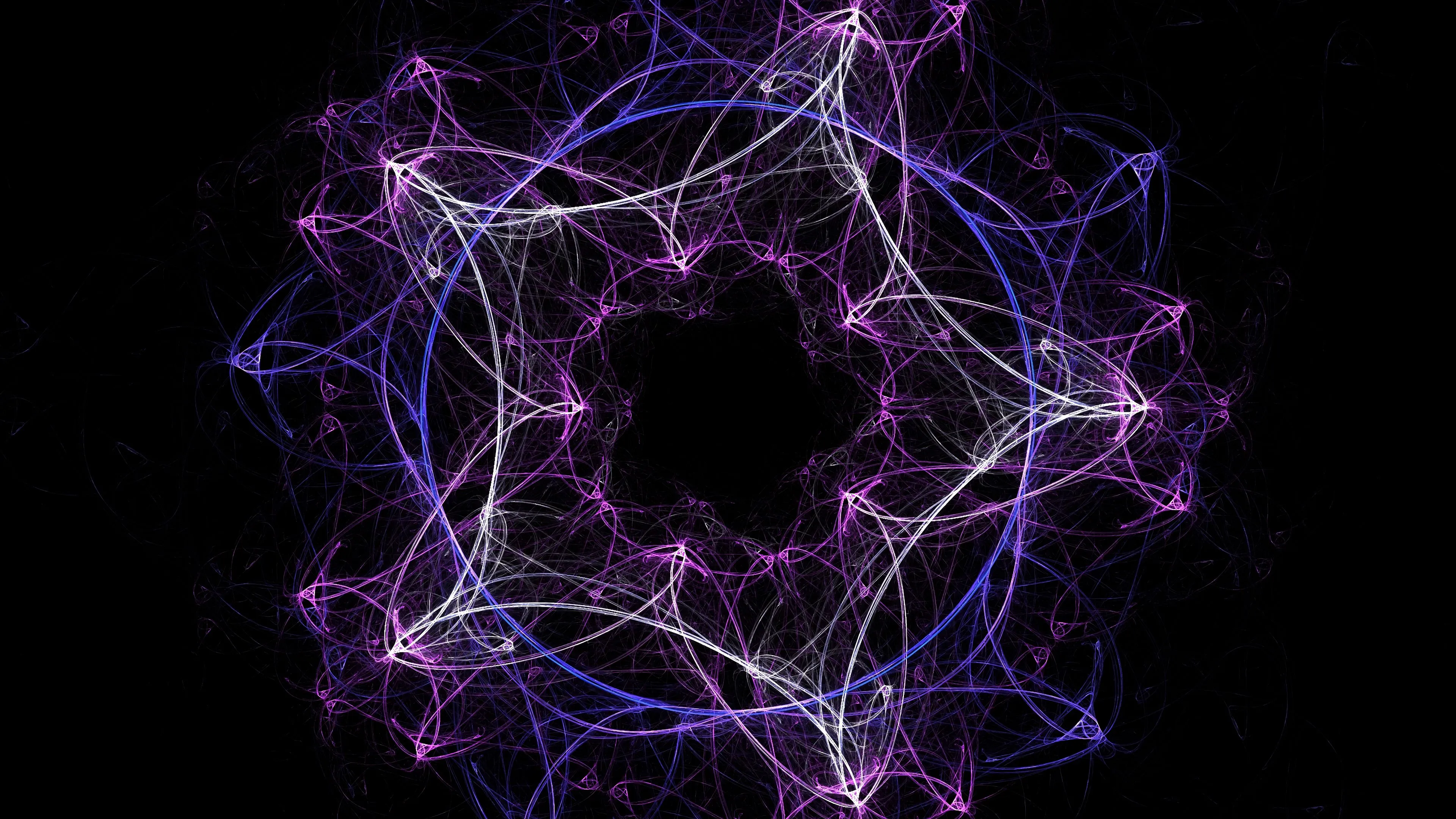 fractal tangled pattern mandala abstraction 4k 1691756343