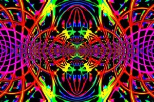 kaleidoscope lines stripes abstraction bright 4k 1691589883