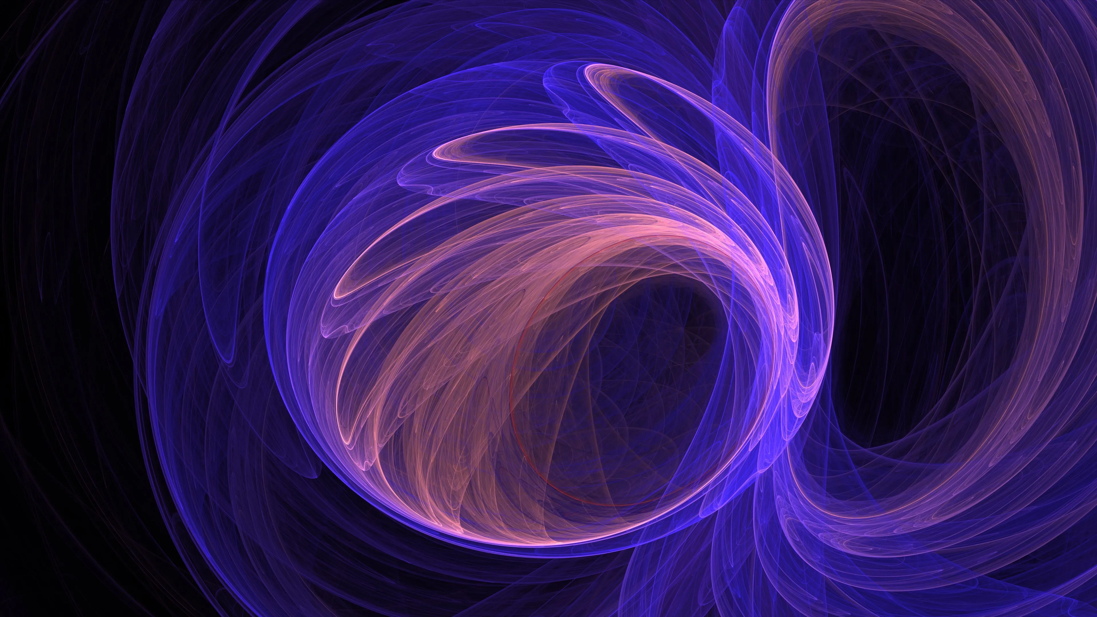 lines spiral glow abstraction 4k 1691670470