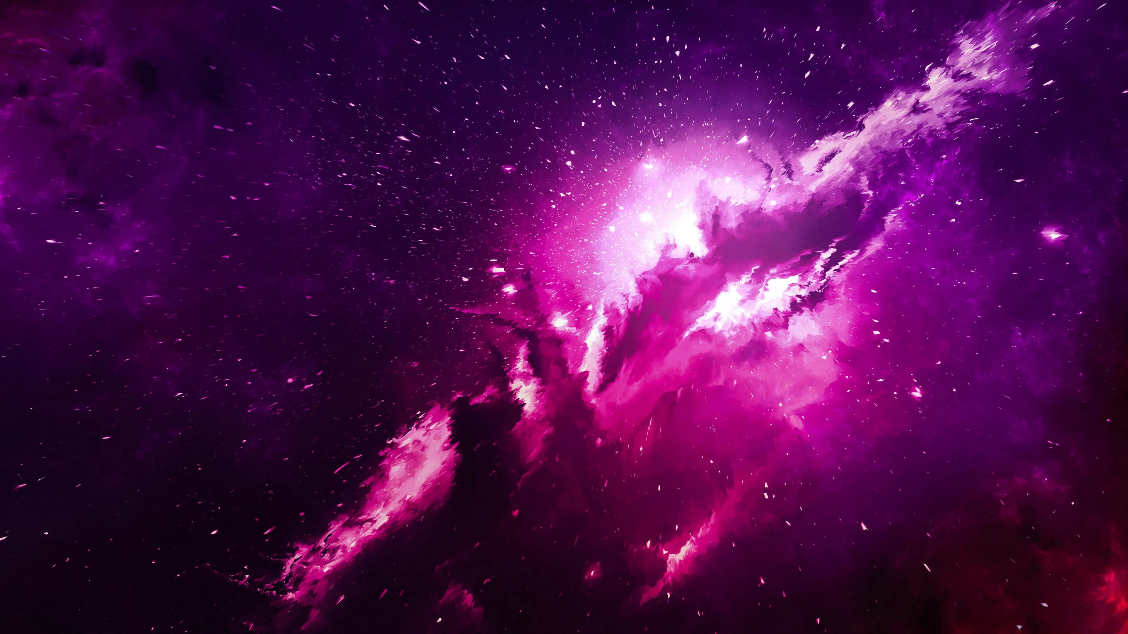 nebula sparkles light cloud purple 4k 1691575448