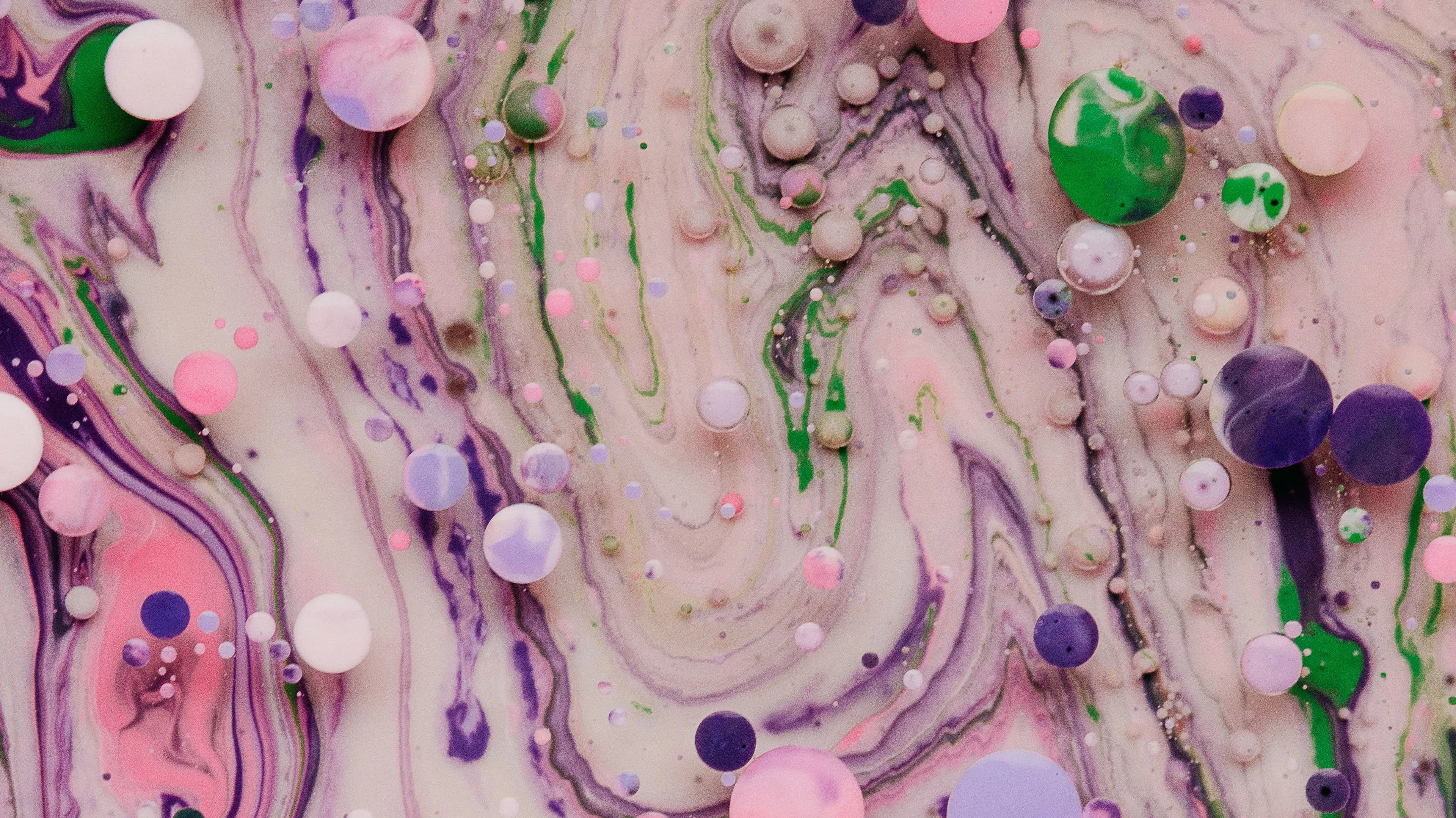 paint liquid bubbles macro mixing colorful 4k 1691670468