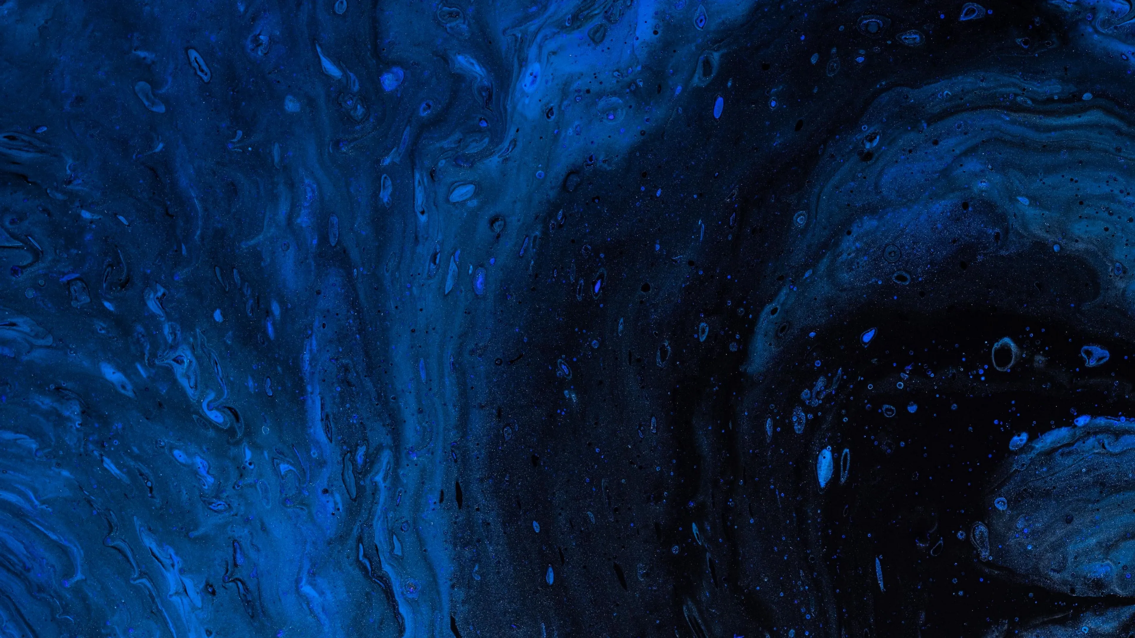 paint stains blue mixing liquid 4k 1691756343