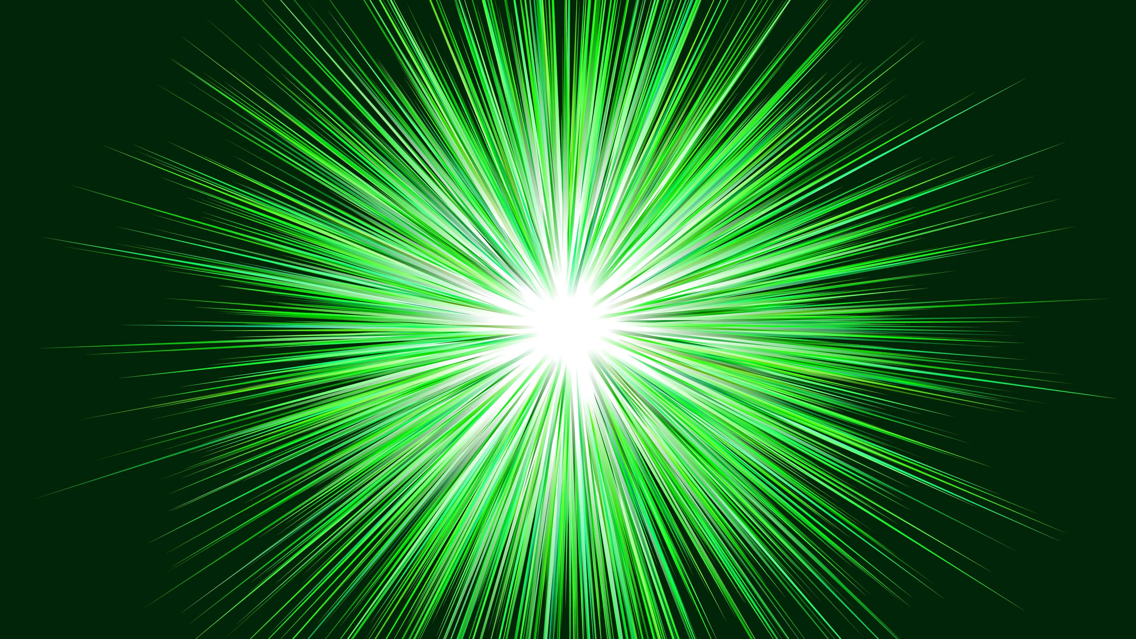 rays shine green bright 4k 1691670468