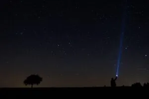 sky man lantern night 4k 1692180674