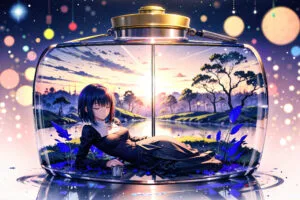 an anime girl tale within a jar 4k 1695936977