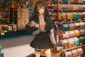 anime girl grocery store meme 4k 1696010734