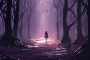 walking alone in forest 4k 1695943303